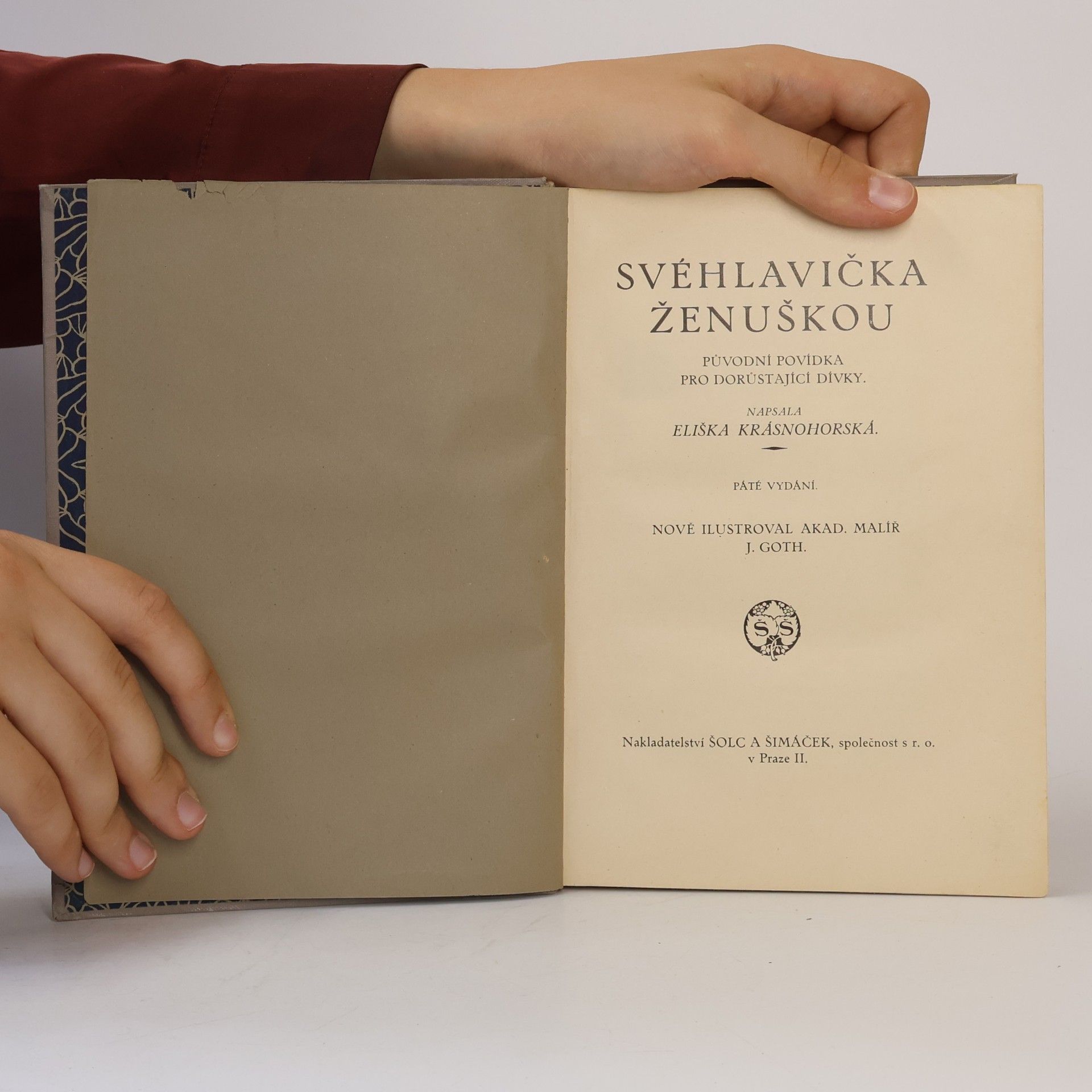 Eliška Krásnohorská Svéhlavička ženuškou