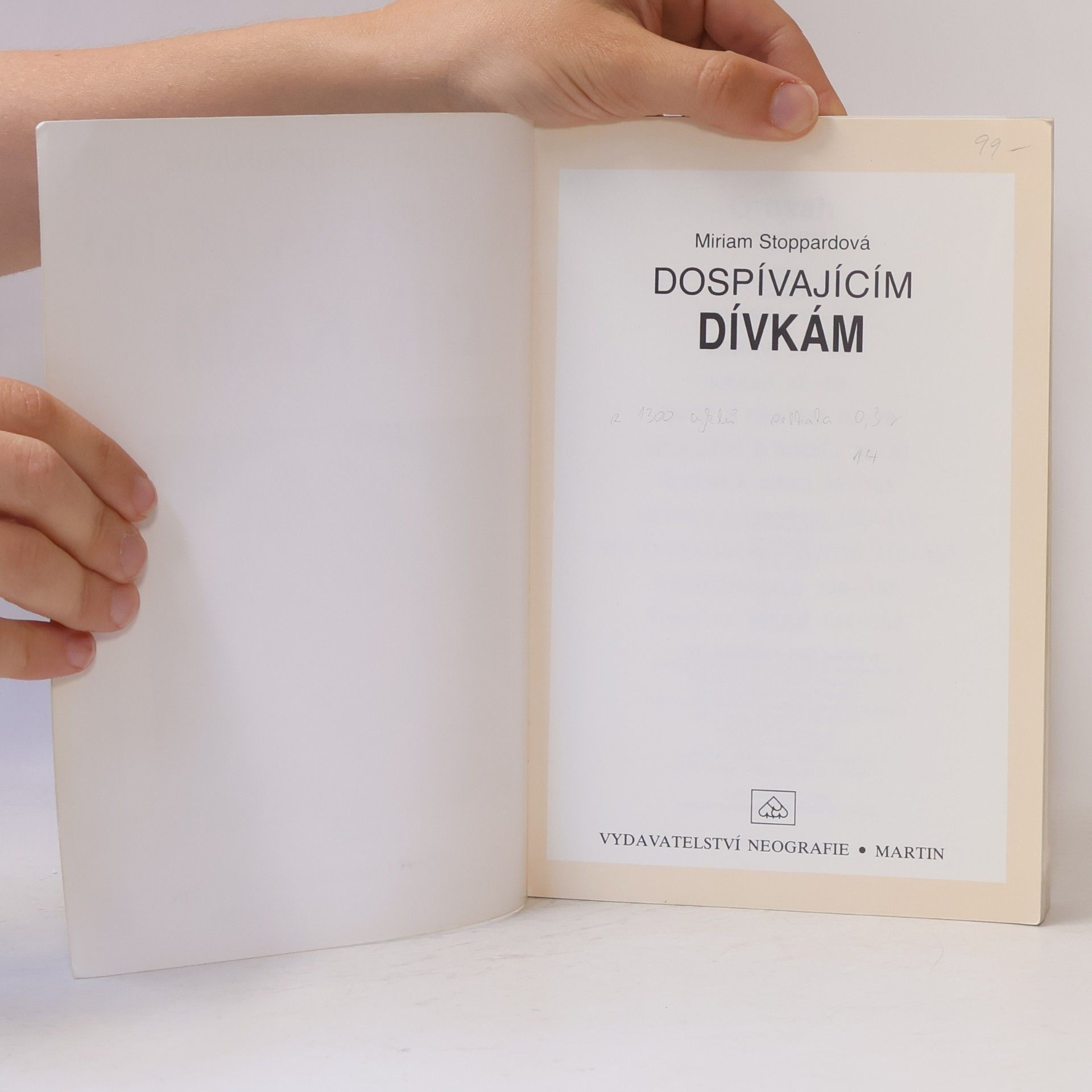 Miriam Stoppard Dospívajícím dívkám