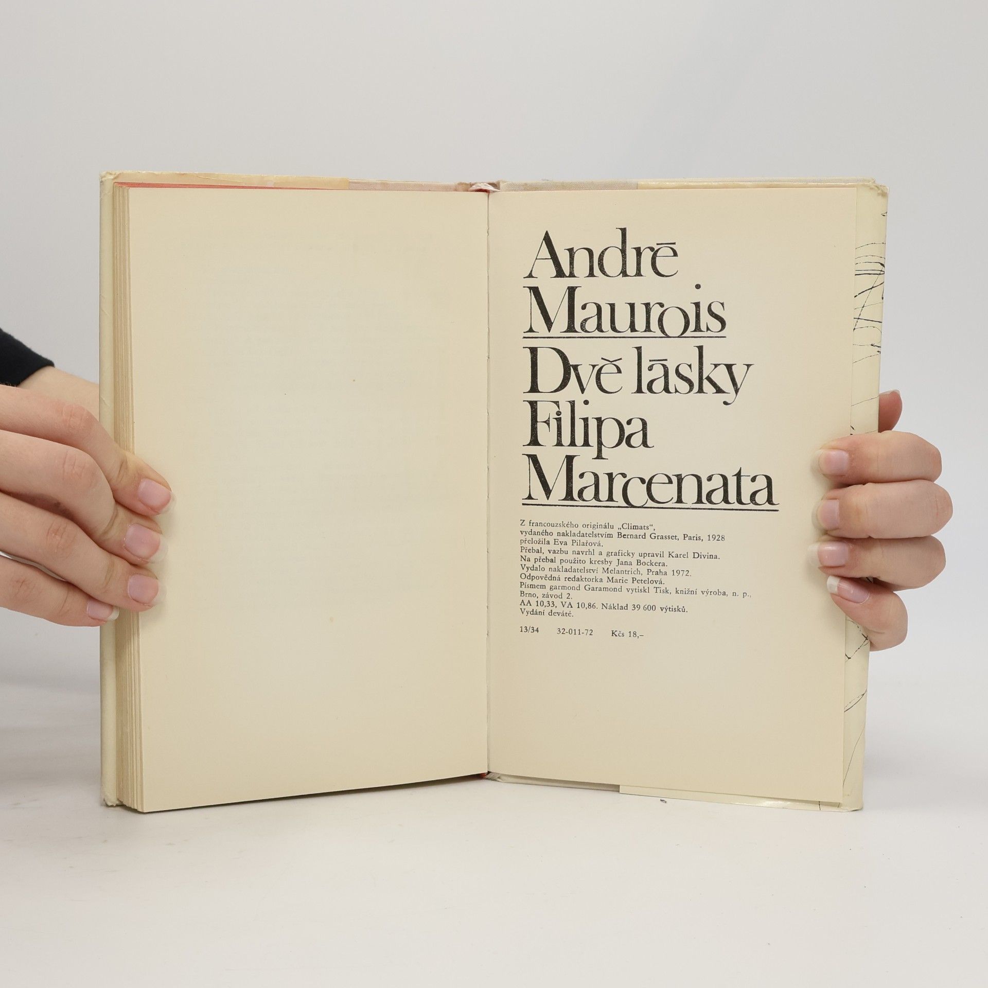 André Maurois Dvě lásky Filipa Marcenata