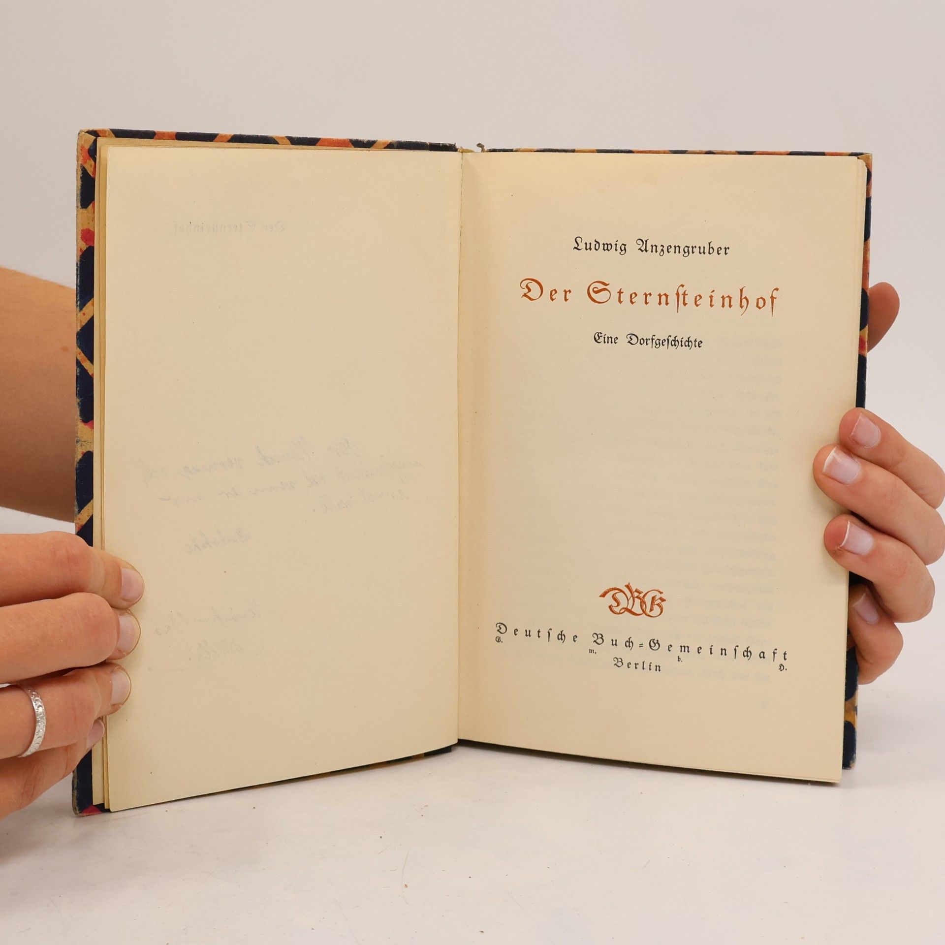 Ludwig Anzengruber Der Sternsteinhof