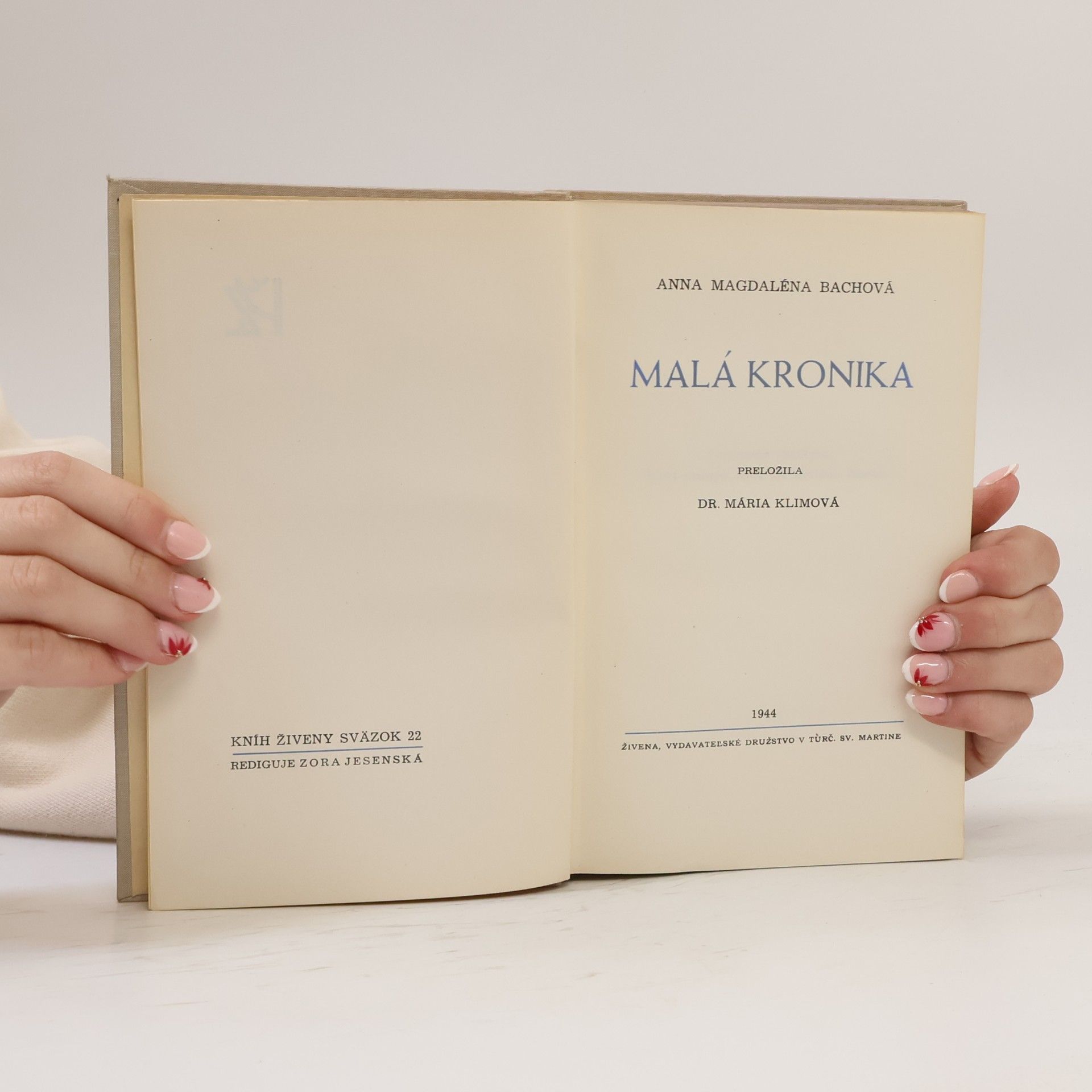 Anna Magdalena Bach Malá kronika