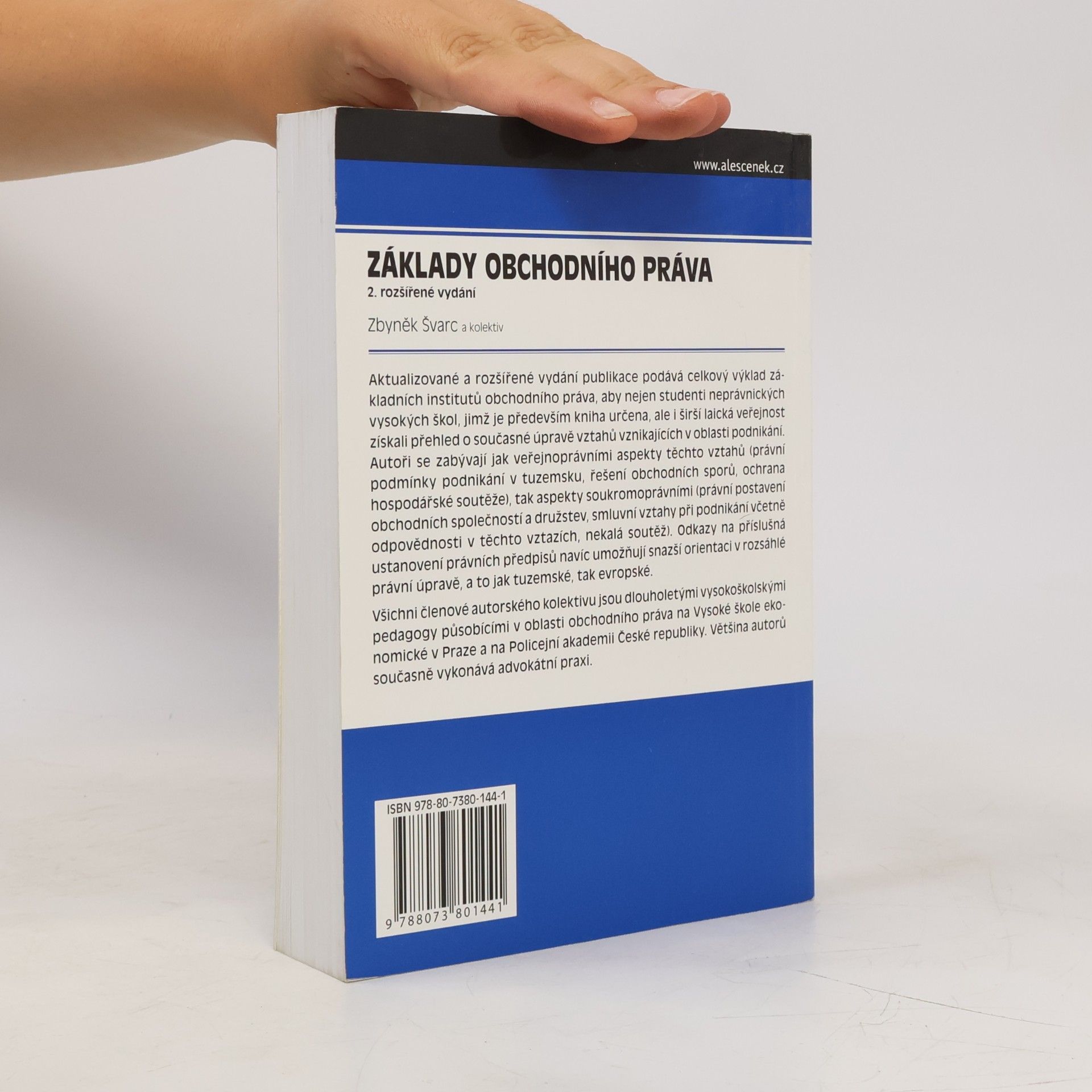 Zbyněk Švarc Základy obchodního práva