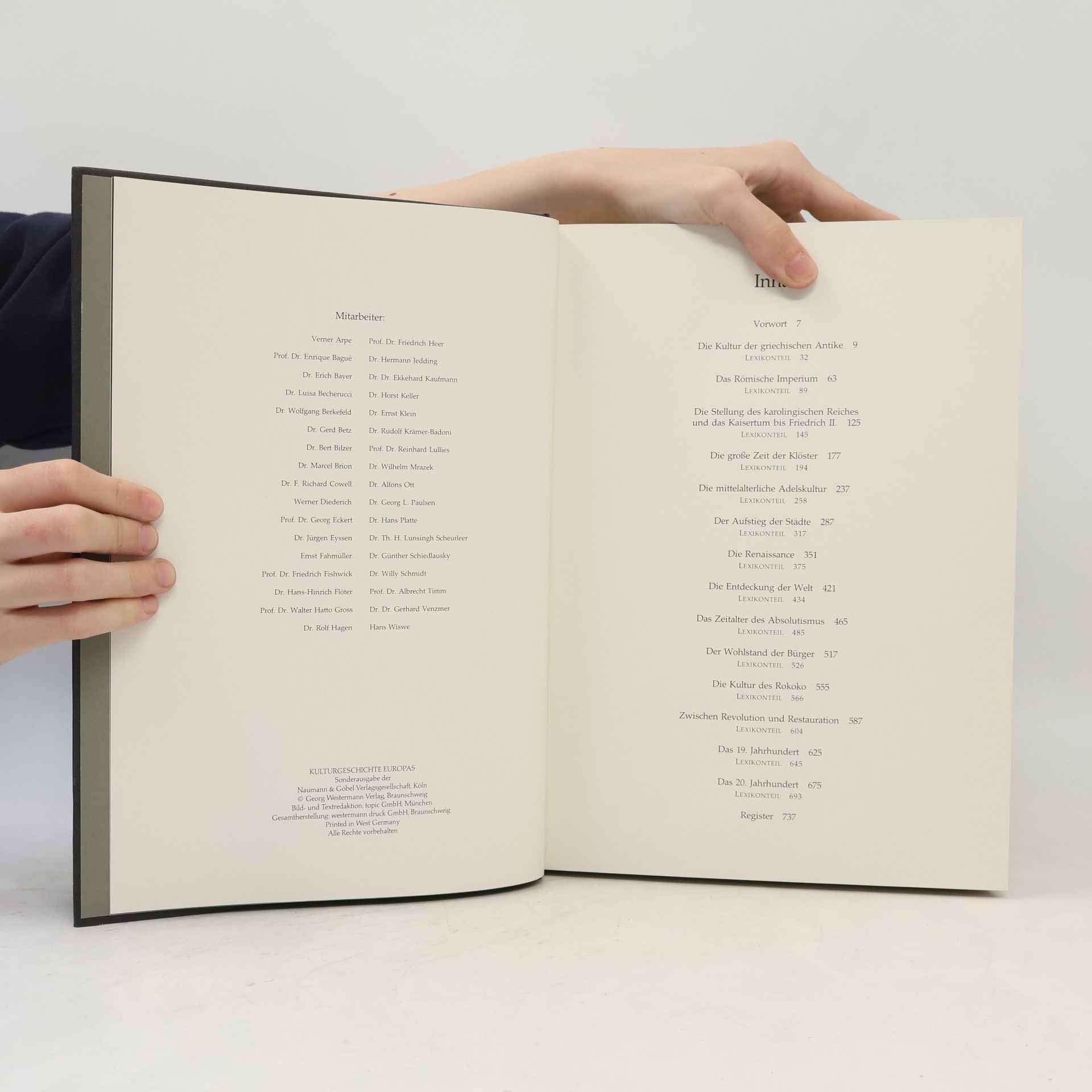 Autorenkollektiv Kulturgeschichte Europas