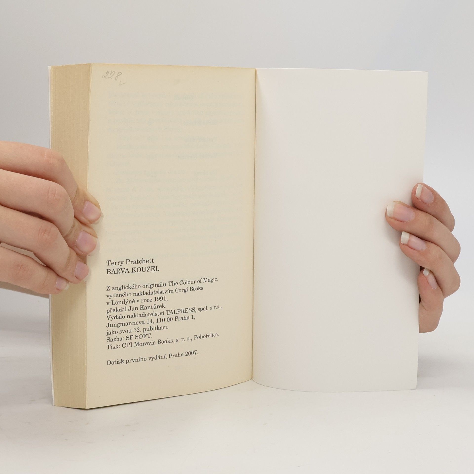 Terry Pratchett Barva kouzel