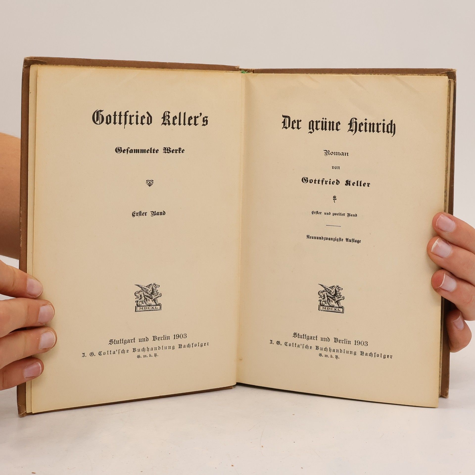 Gottfried Keller Der grüne Heinrich