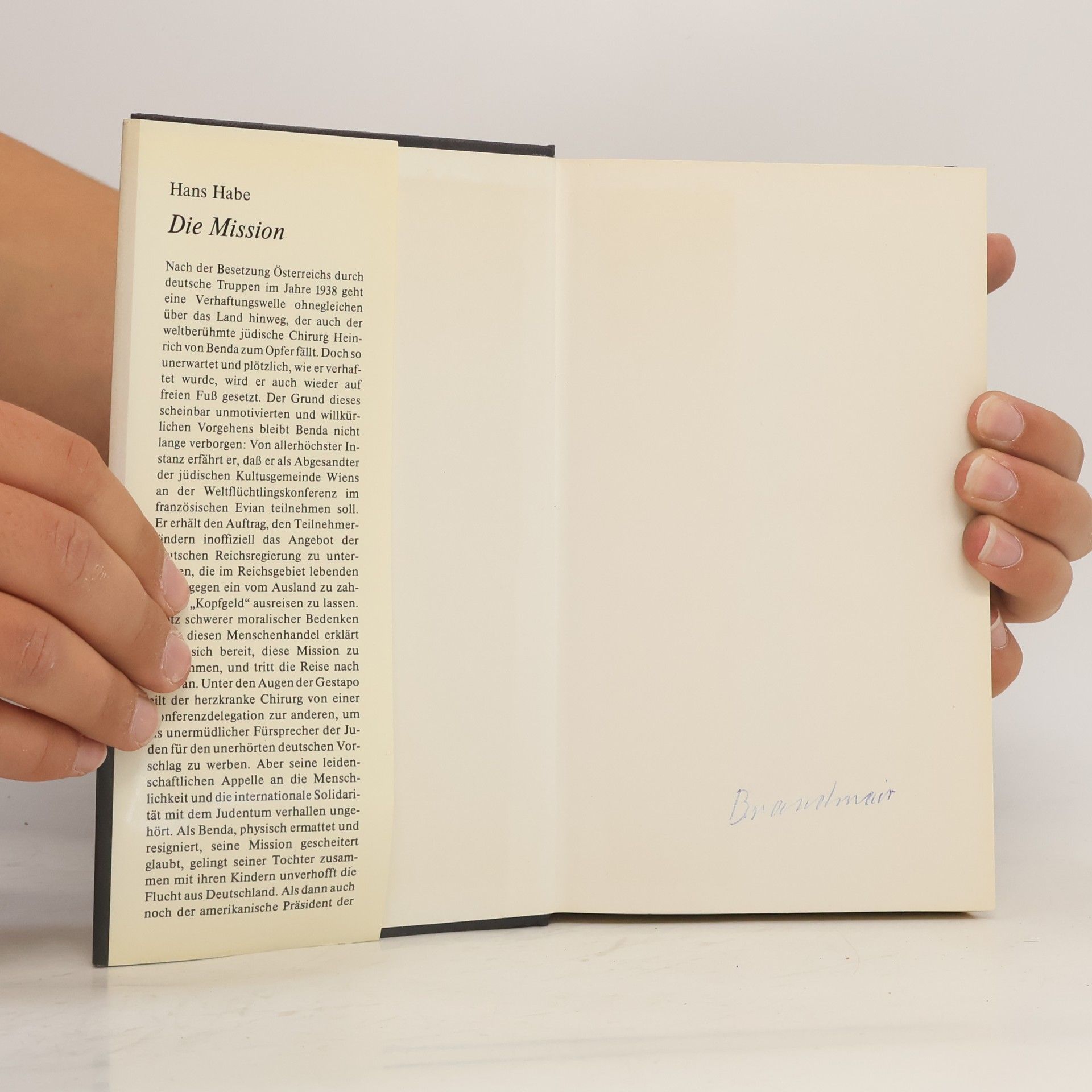 Hans Habe Die Mission