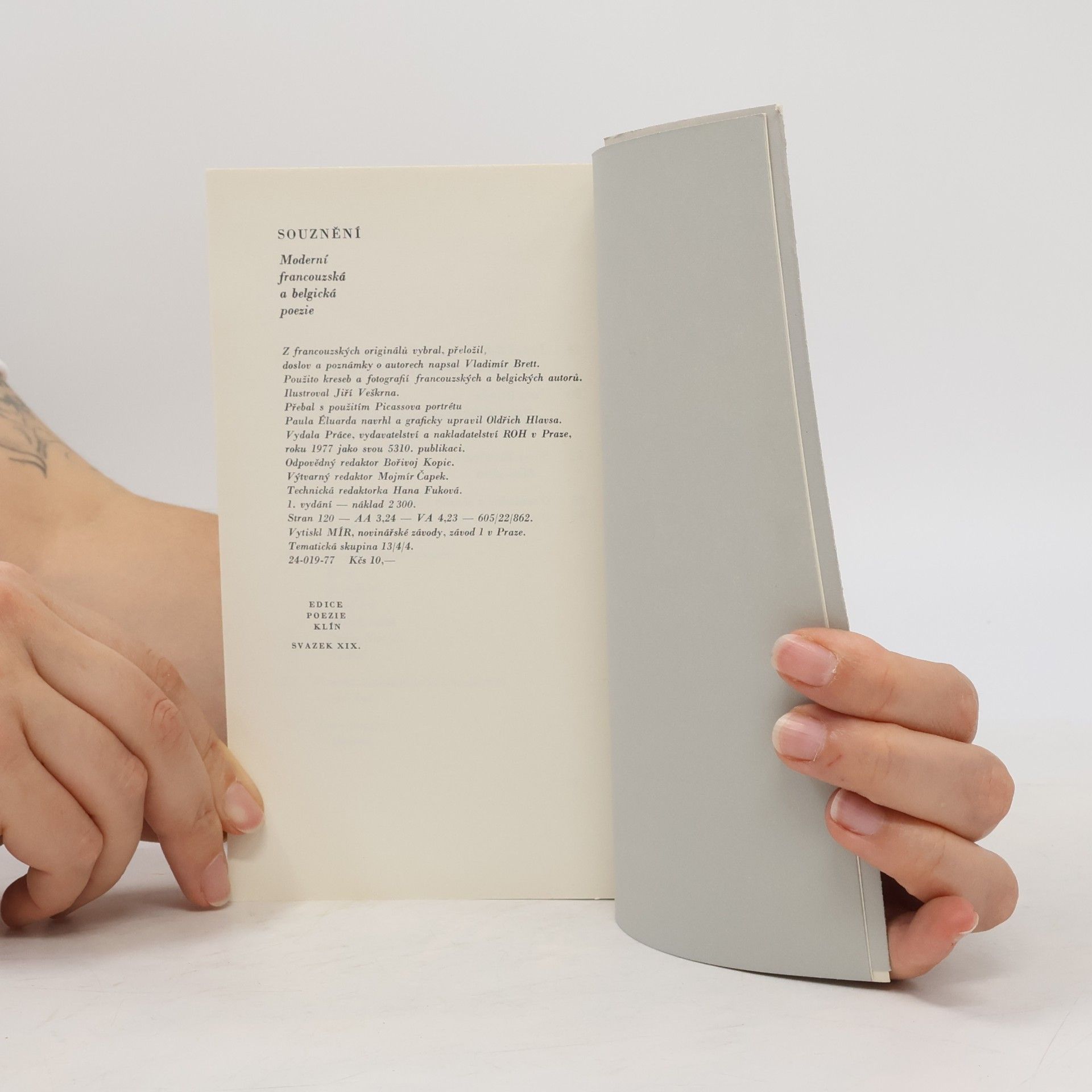 Collectif d'auteurs Souznění. moderní francouzská a belgická poezie