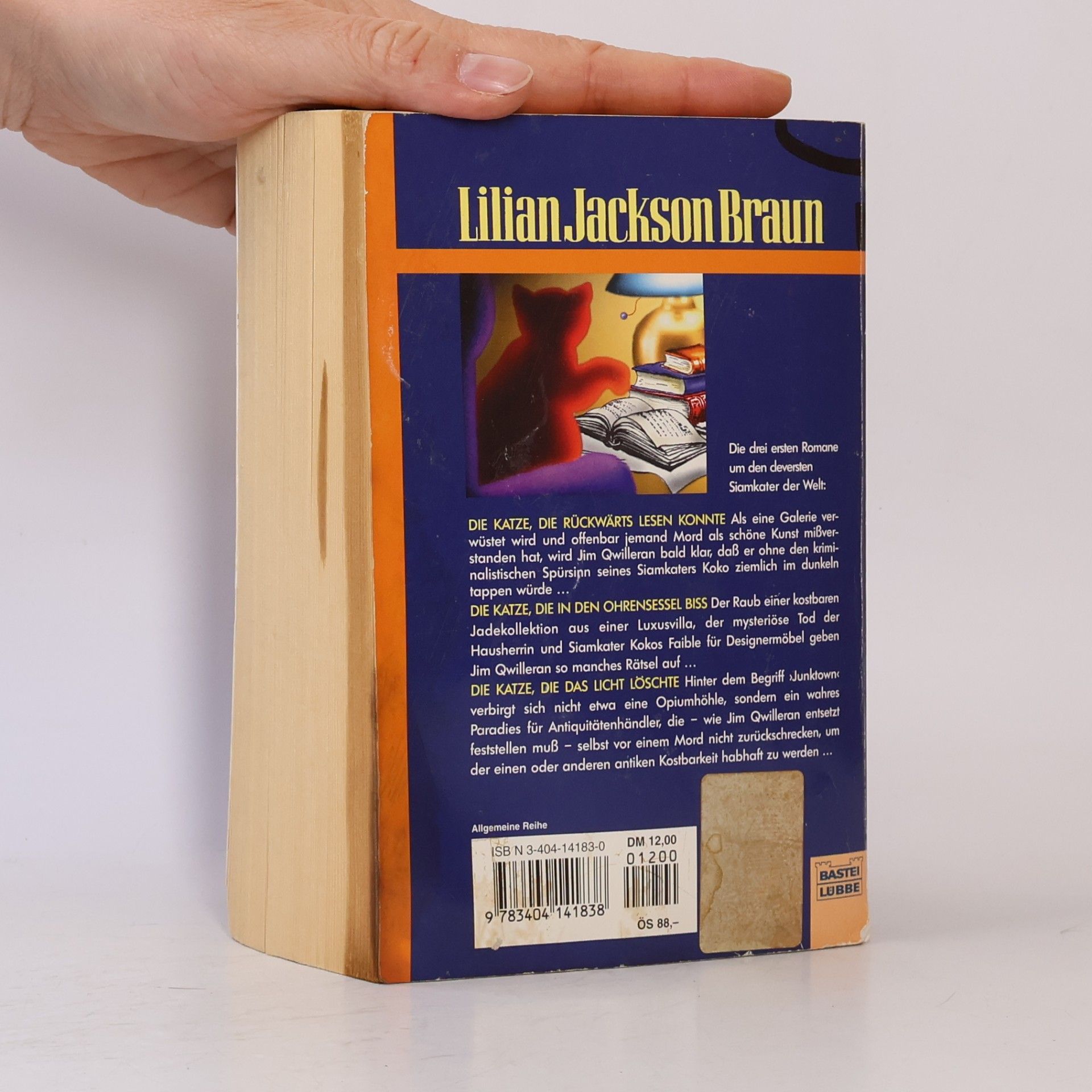 Lilian Jackson Braun Die Katze, die rückwärts lesen konnte