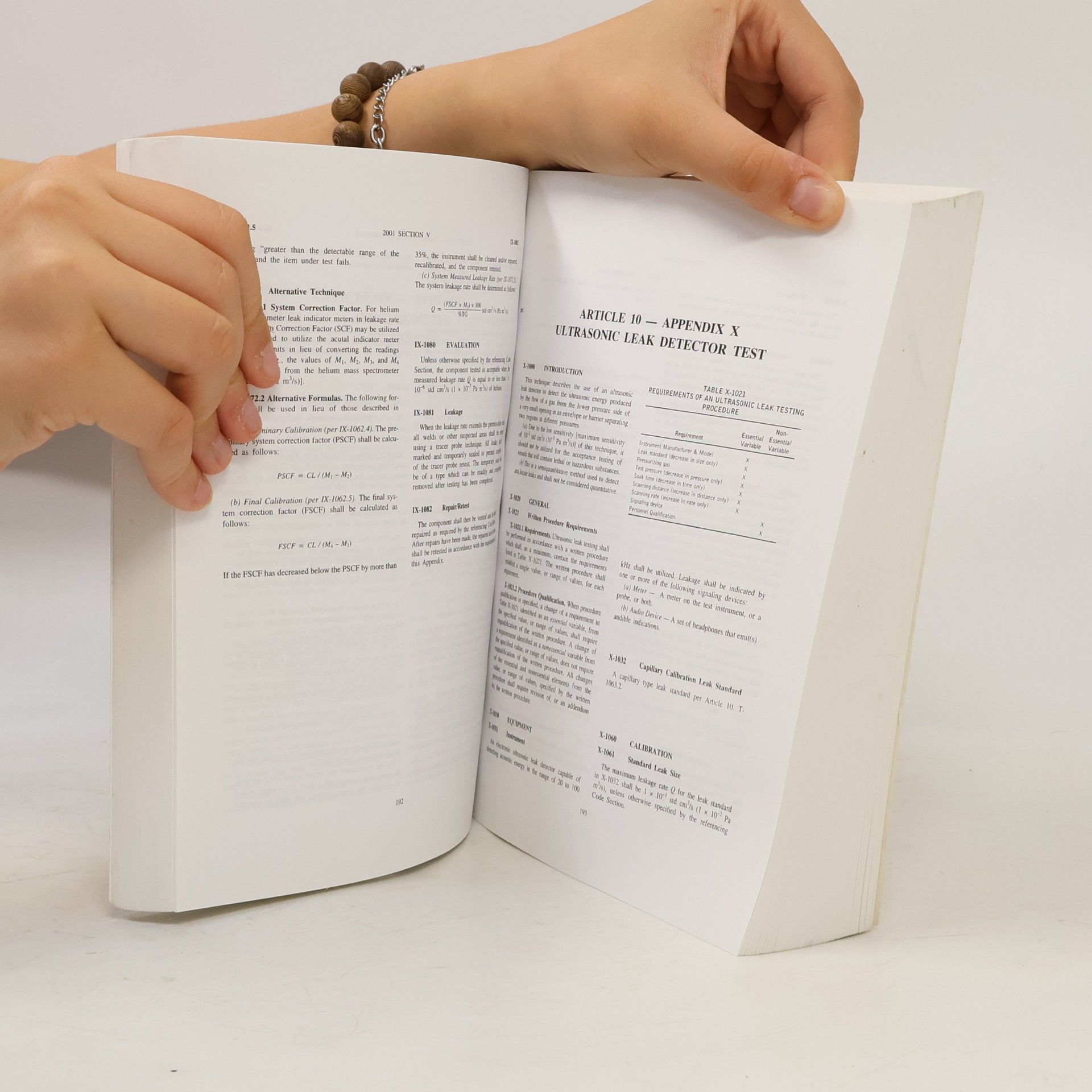 Various authors 2001 ASME Boiler & Pressure Vessel Code. Section V. Nondestructive Examination