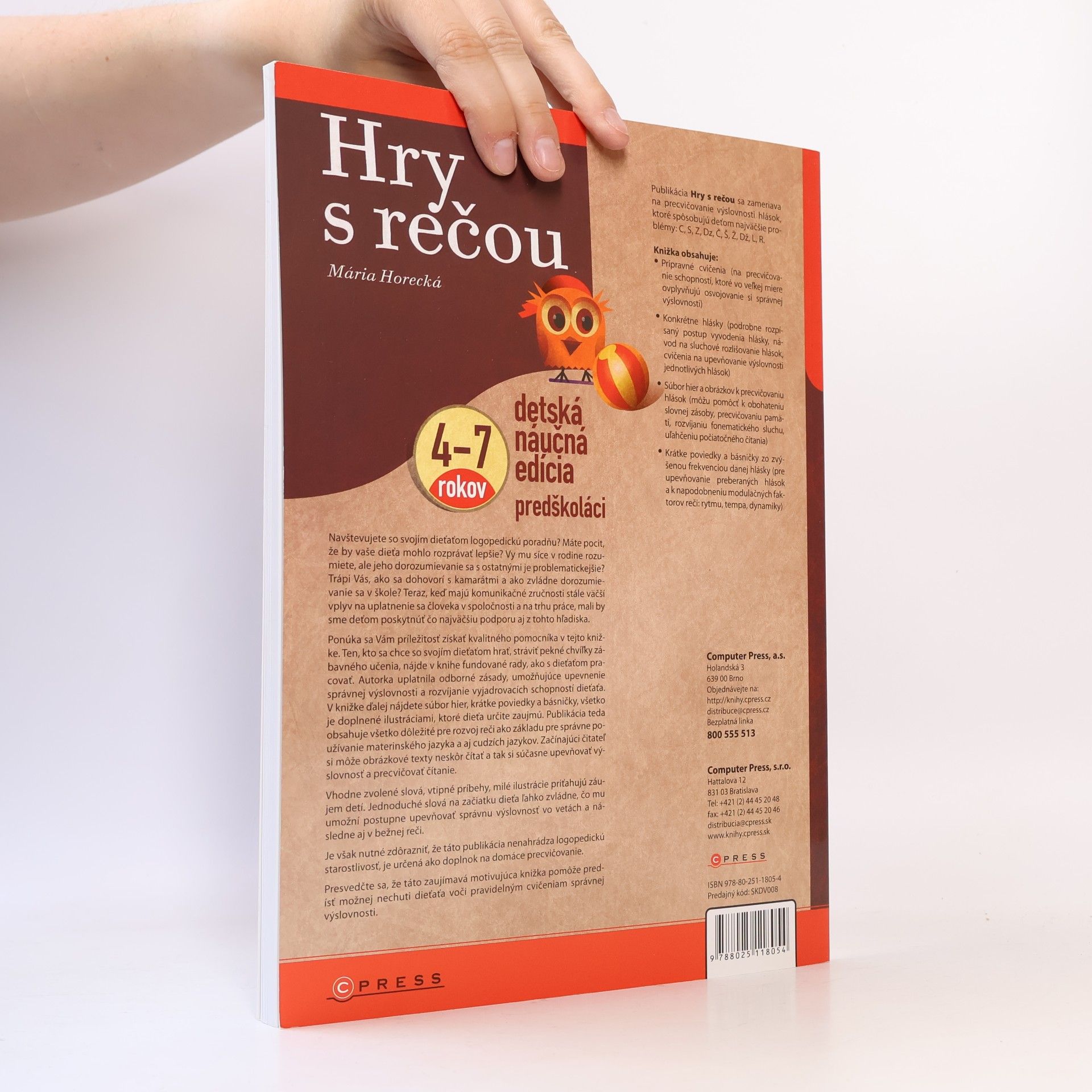 Mária Horecká Hry s rečou : tvorivé cvičenia pre deti, ktoré chcú správne vyslovovať