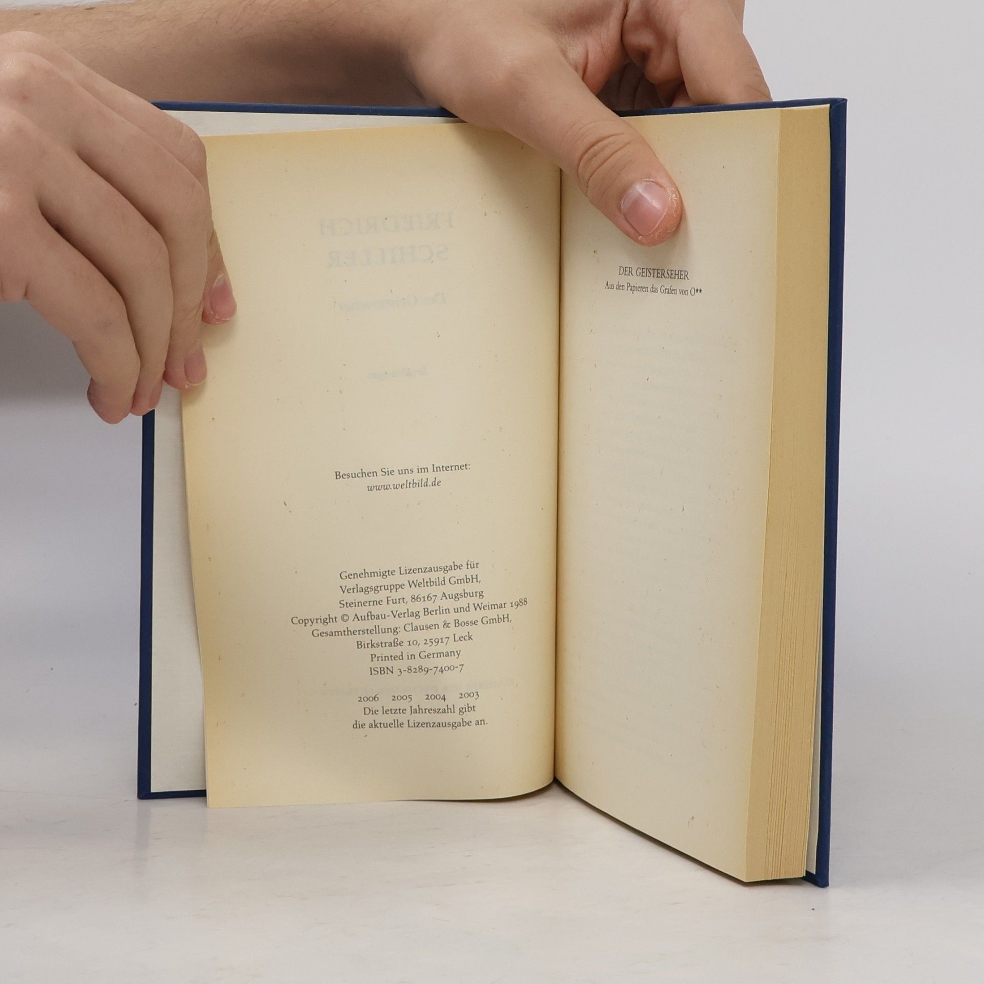 Friedrich Schiller Schiller. Klassiker der deutschen Literatur