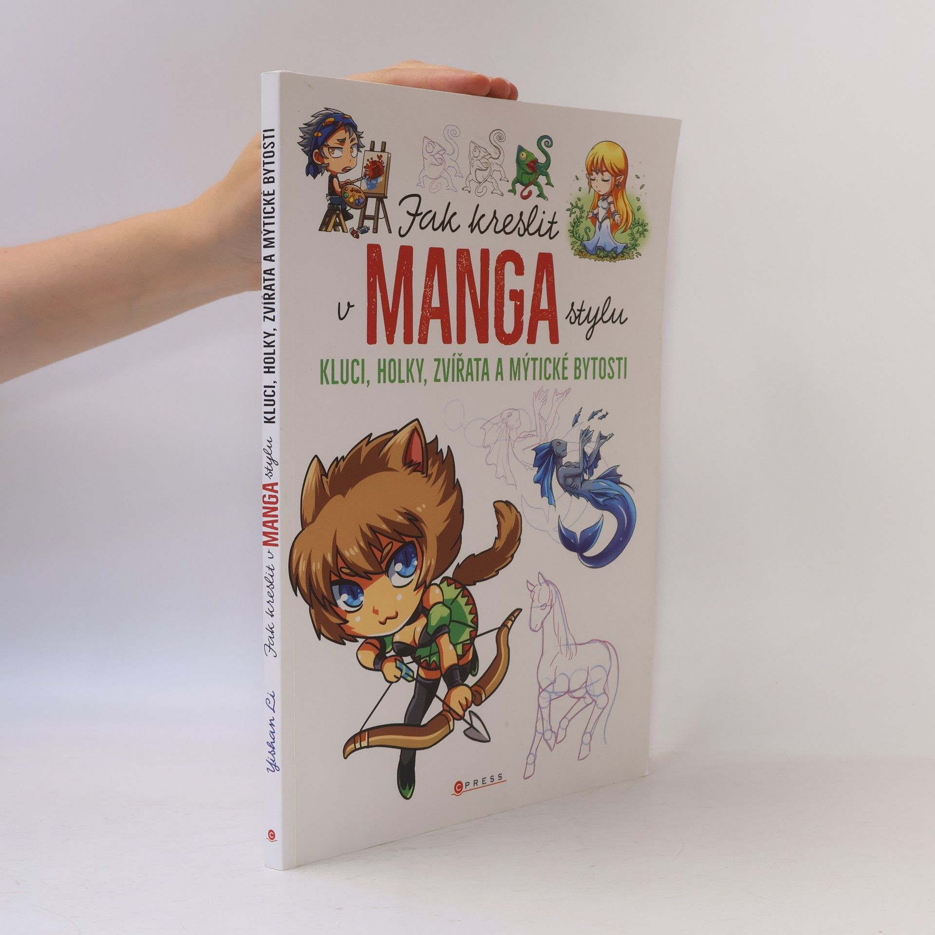 Yishan Li Jak kreslit v manga stylu: Kluci, holky, zvířata a mýtické bytosti