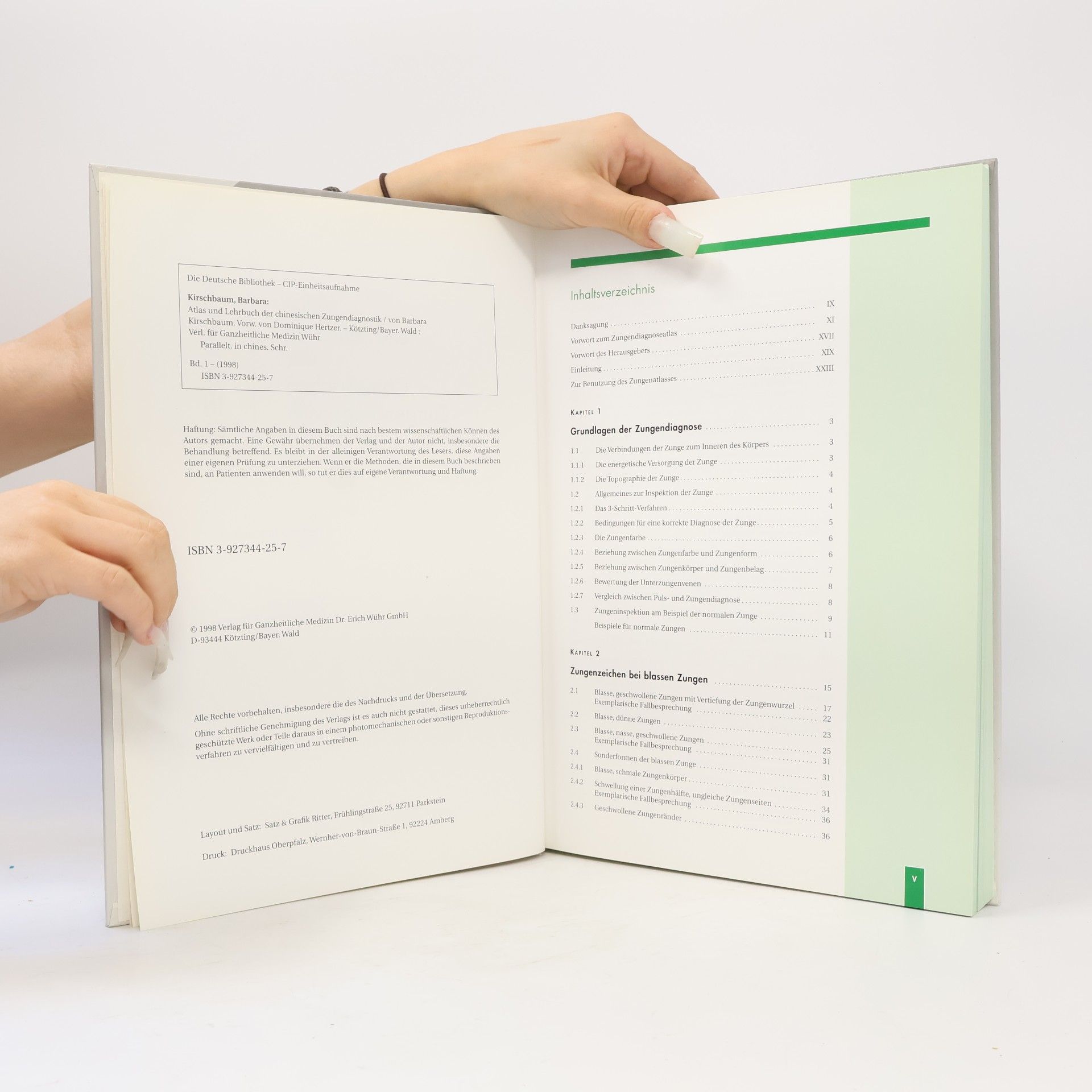 Barbara Kirschbaum Atlas und Lehrbuch der chinesischen Zungendiagnostik
