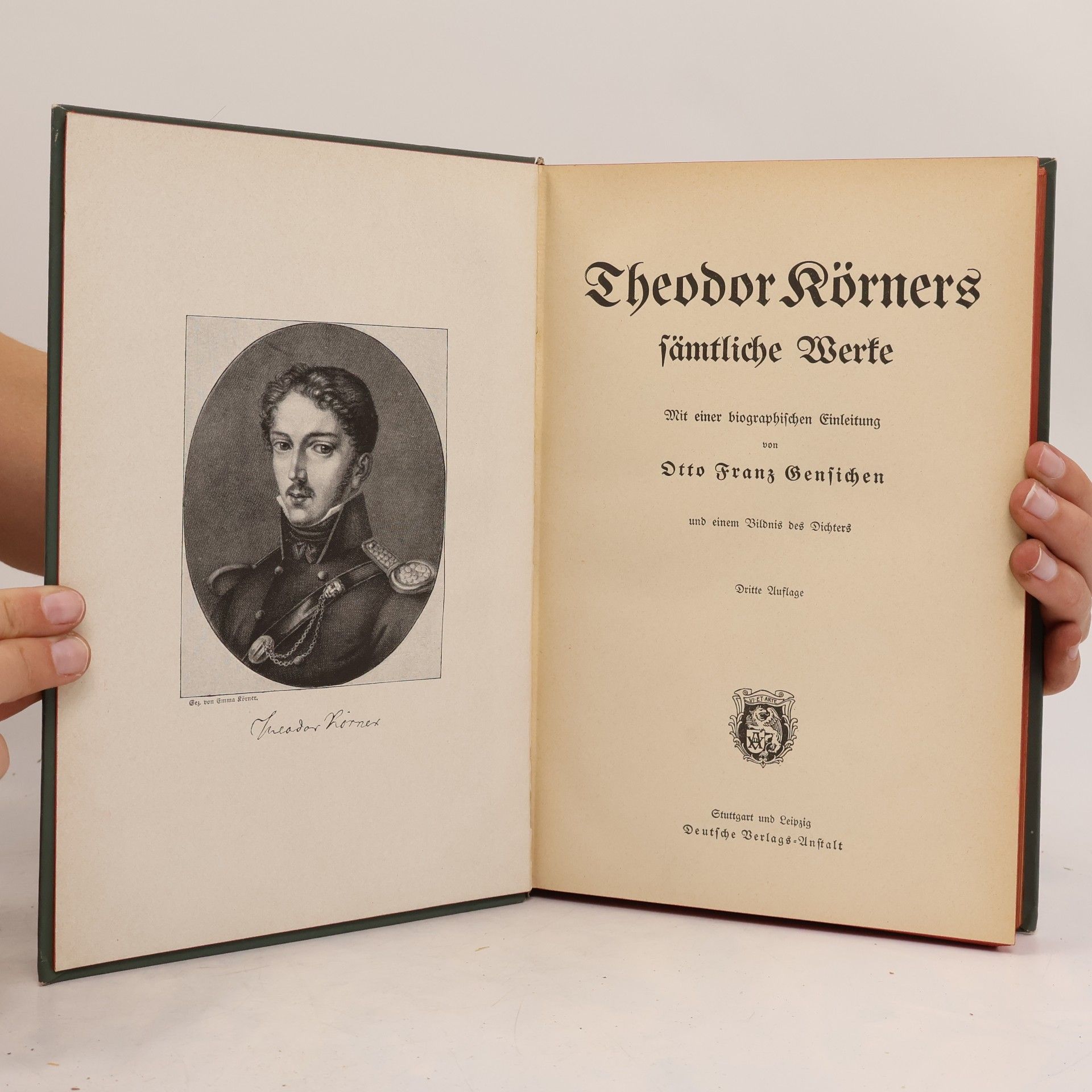 Theodor Körner Theodor Körners sämtliche Werke