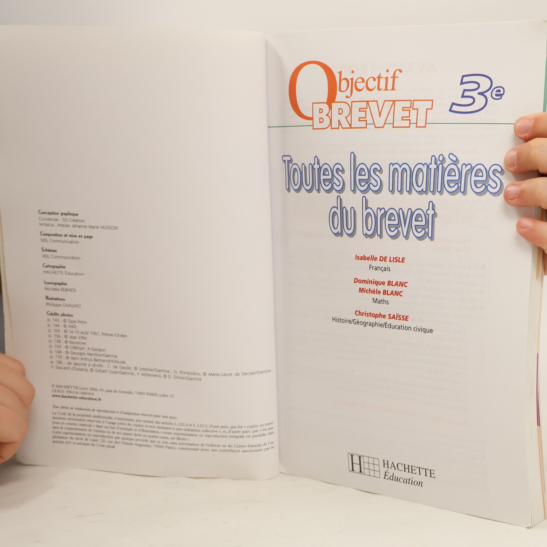 Dominique Blanc Toutes les matières du Brevet 3e