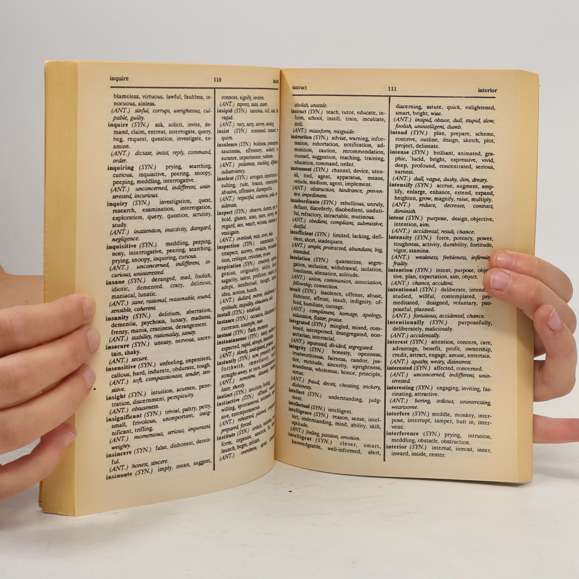 Various authors The New Webster's Thesaurus