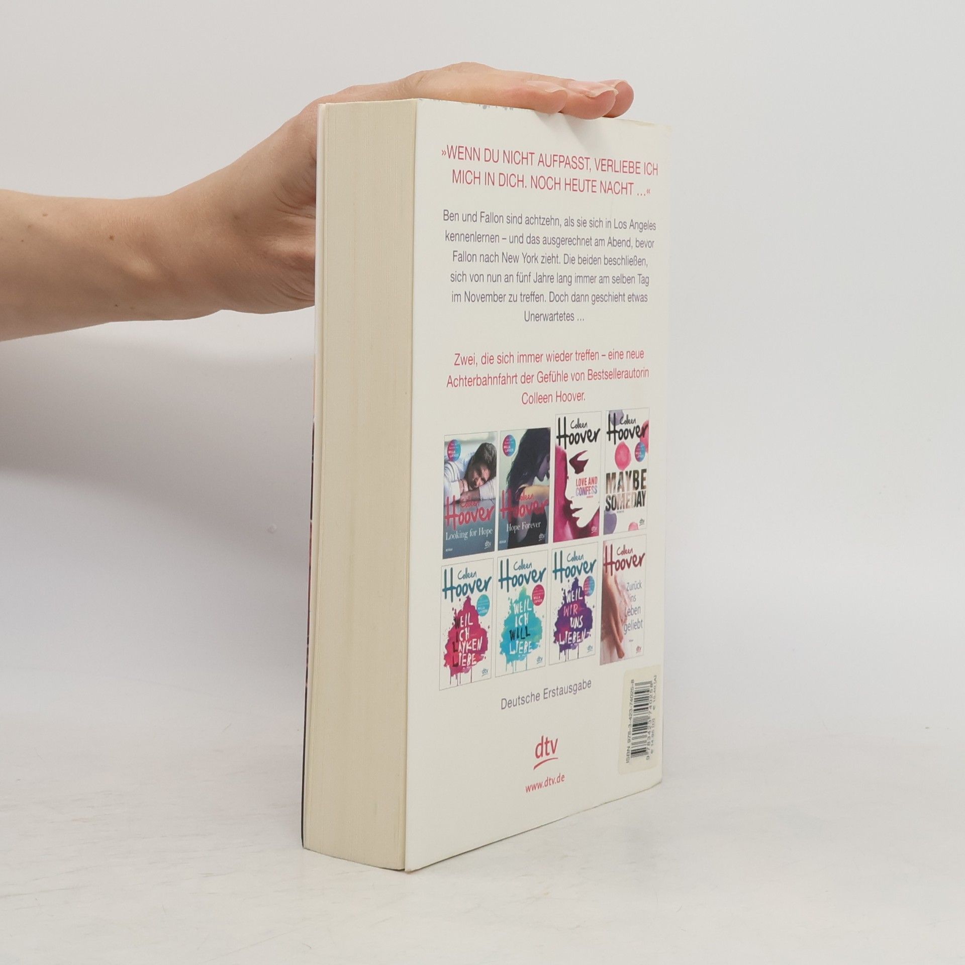 Colleen Hoover Nächstes Jahr am selben Tag