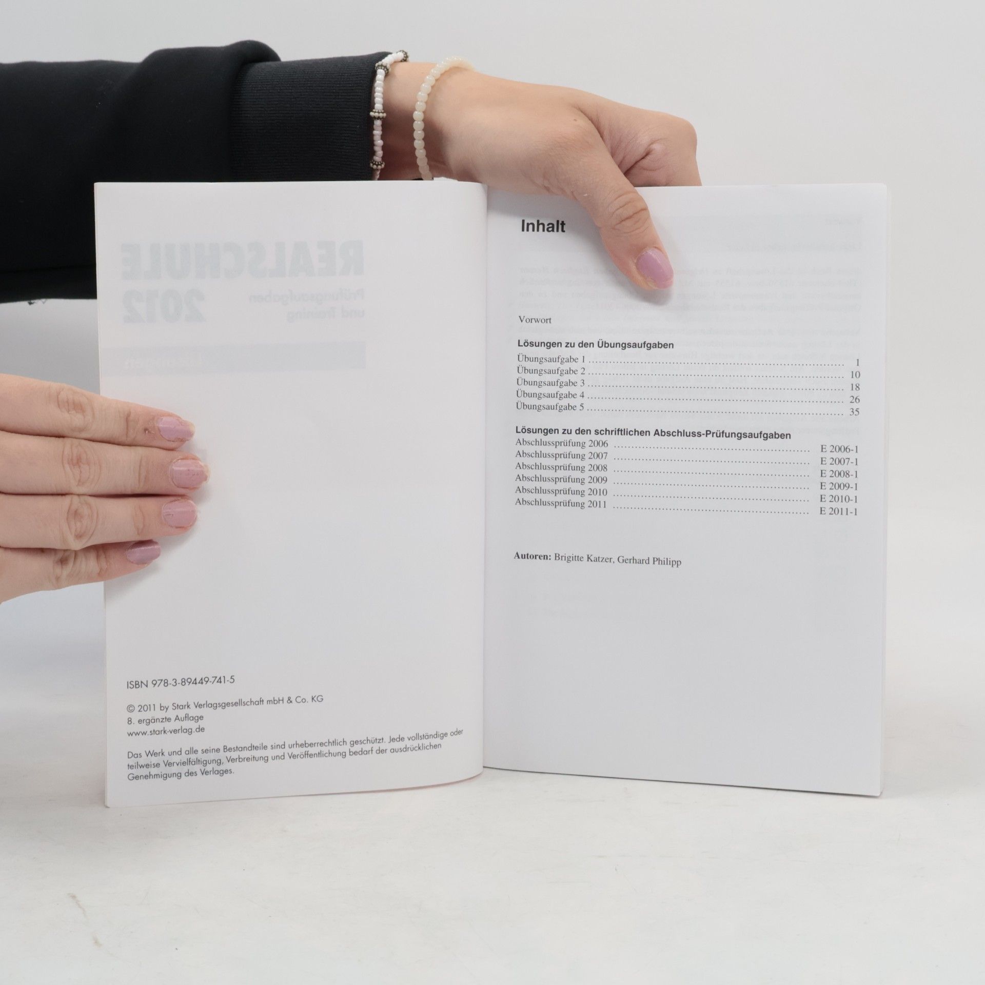Brigitte Katzer Abschluss-Prüfungsaufgaben Realschule Hessen. Lösungen Englisch 2012