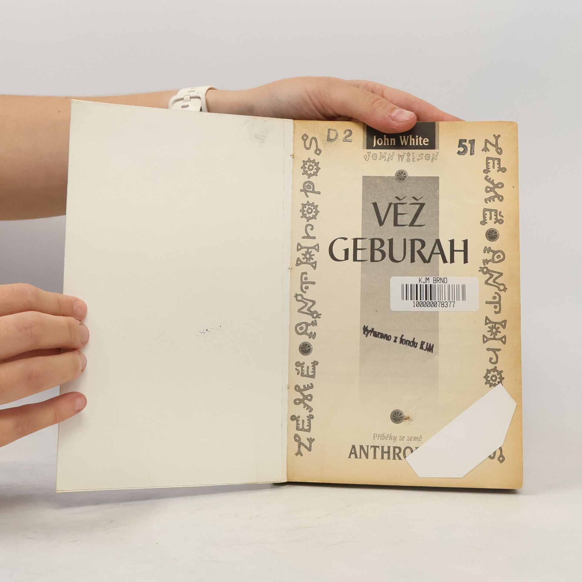 John White Věž Geburah: příběhy ze země Anthropos
