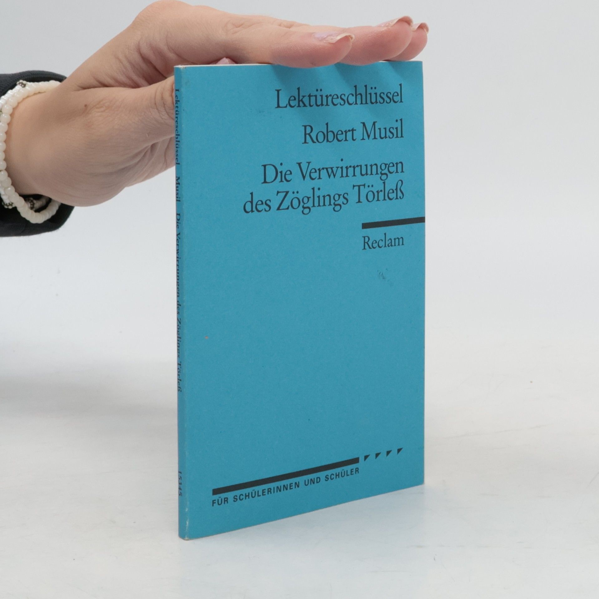 Manfred Eisenbeis Robert Musil, Die Verwirrungen des Zöglings Törleß