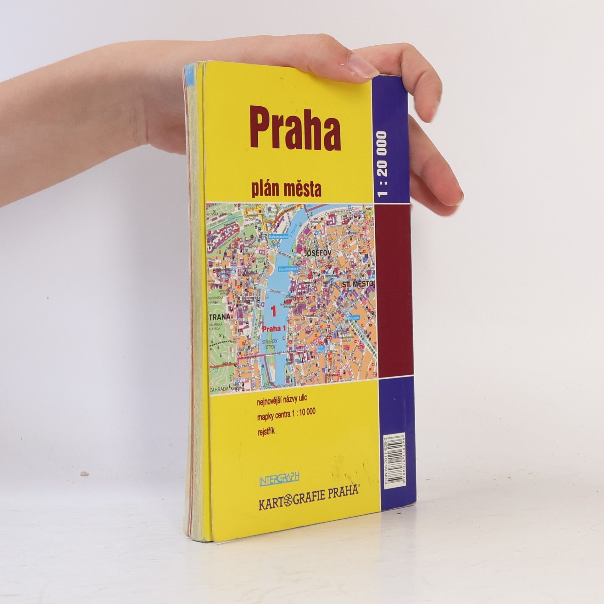 Auteurscollectief Praha plán města 1:20 000