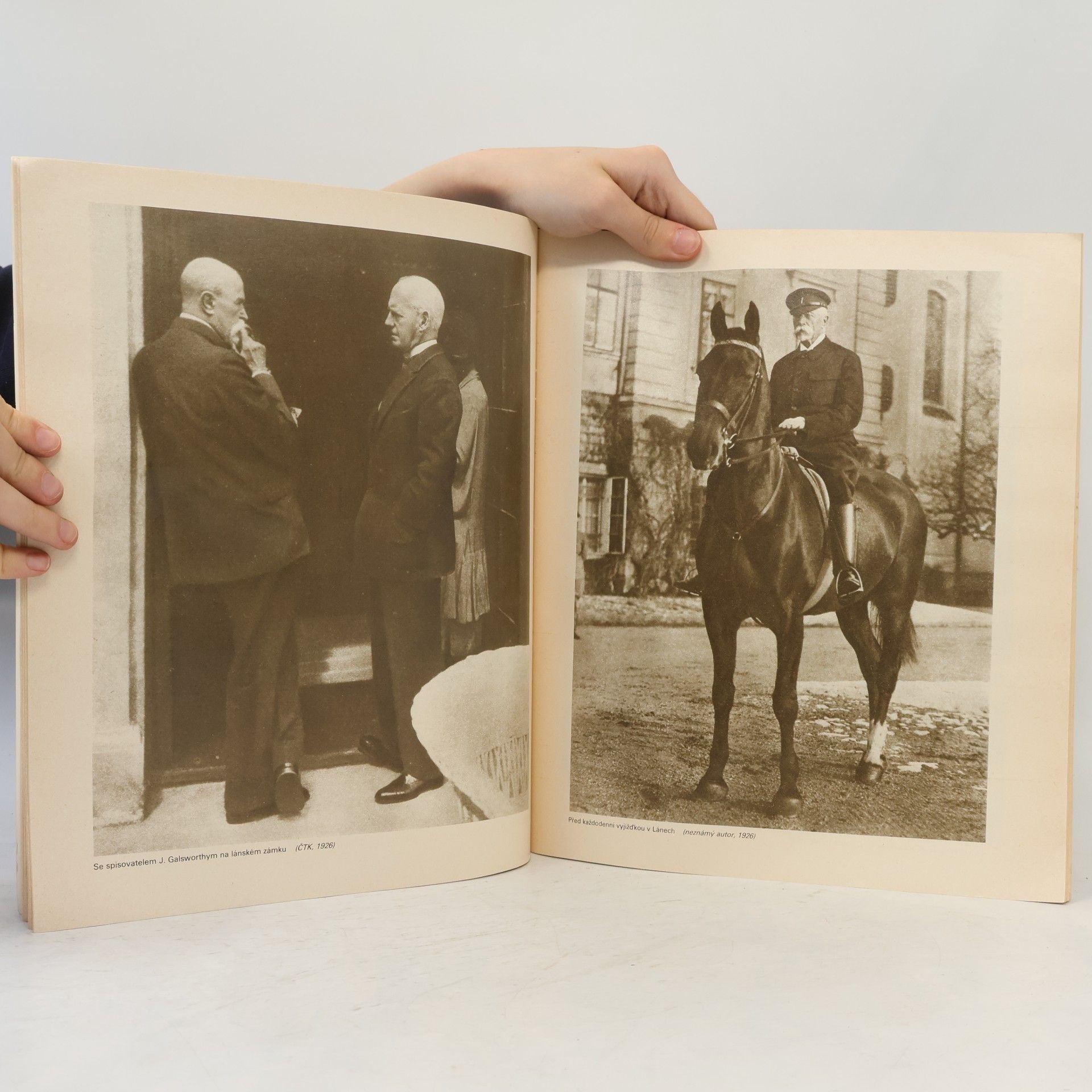 Karel Čapek TGM ve fotografii