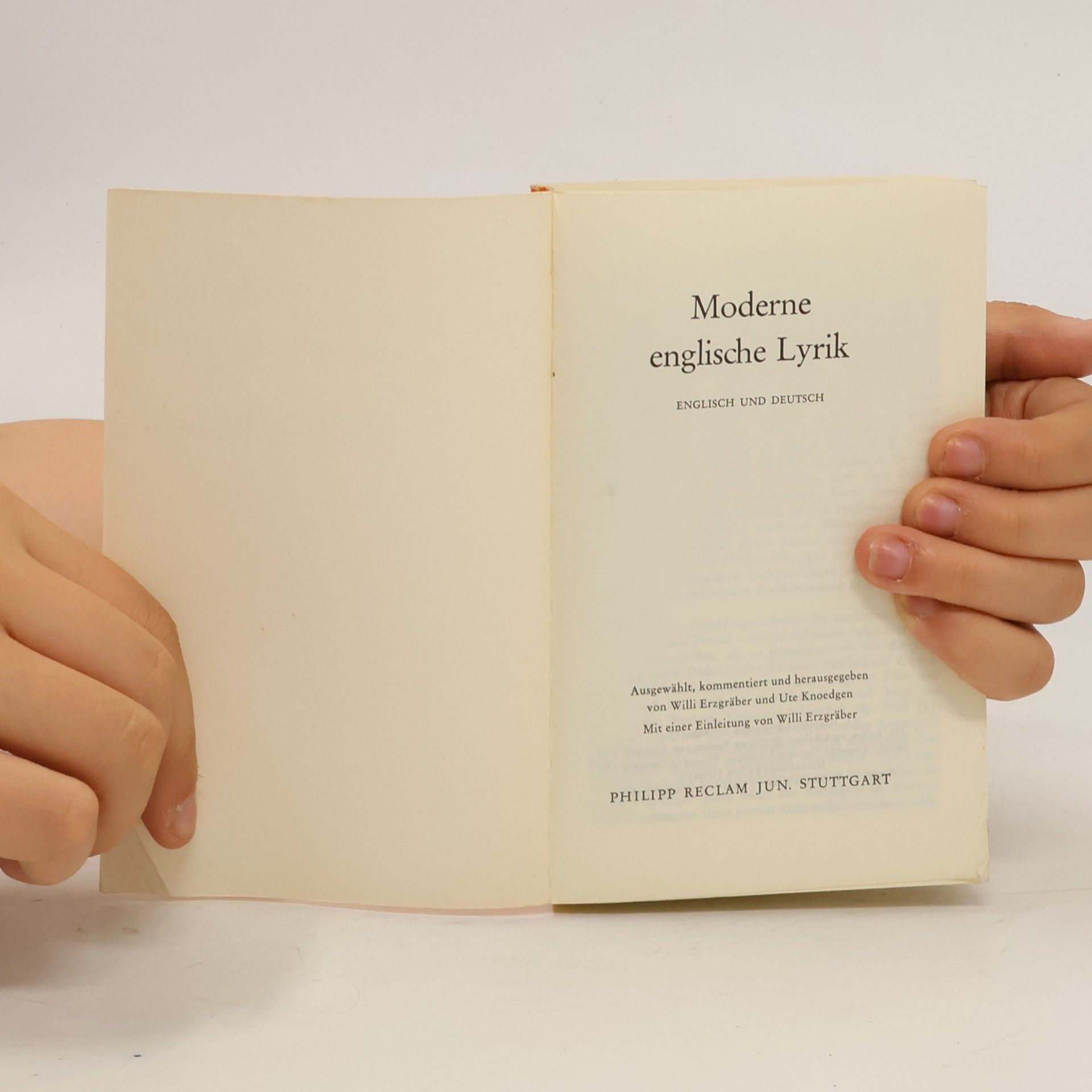 Moderne englische Lyrik
