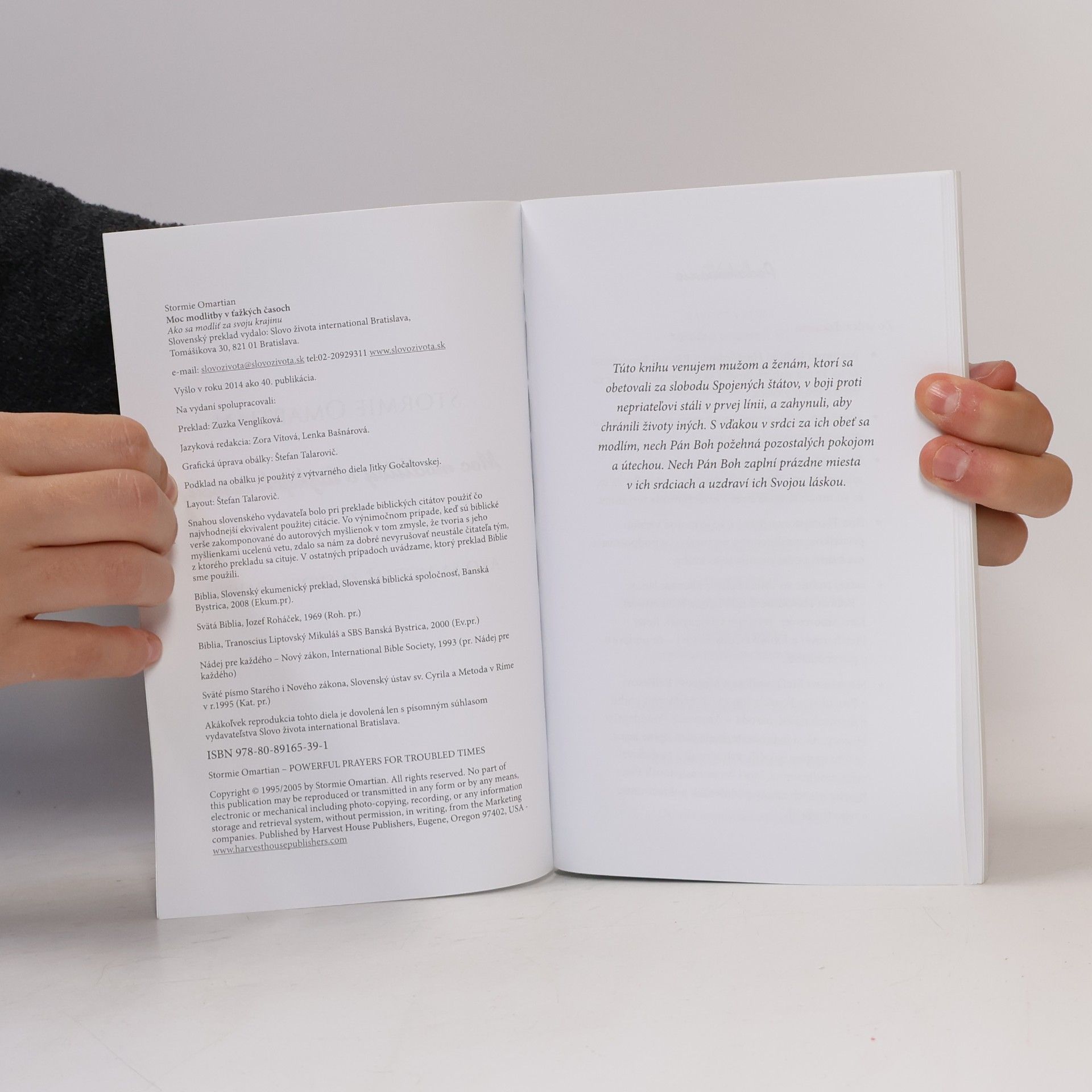 Stormie Omartian Moc modlitby v ťažkých časoch
