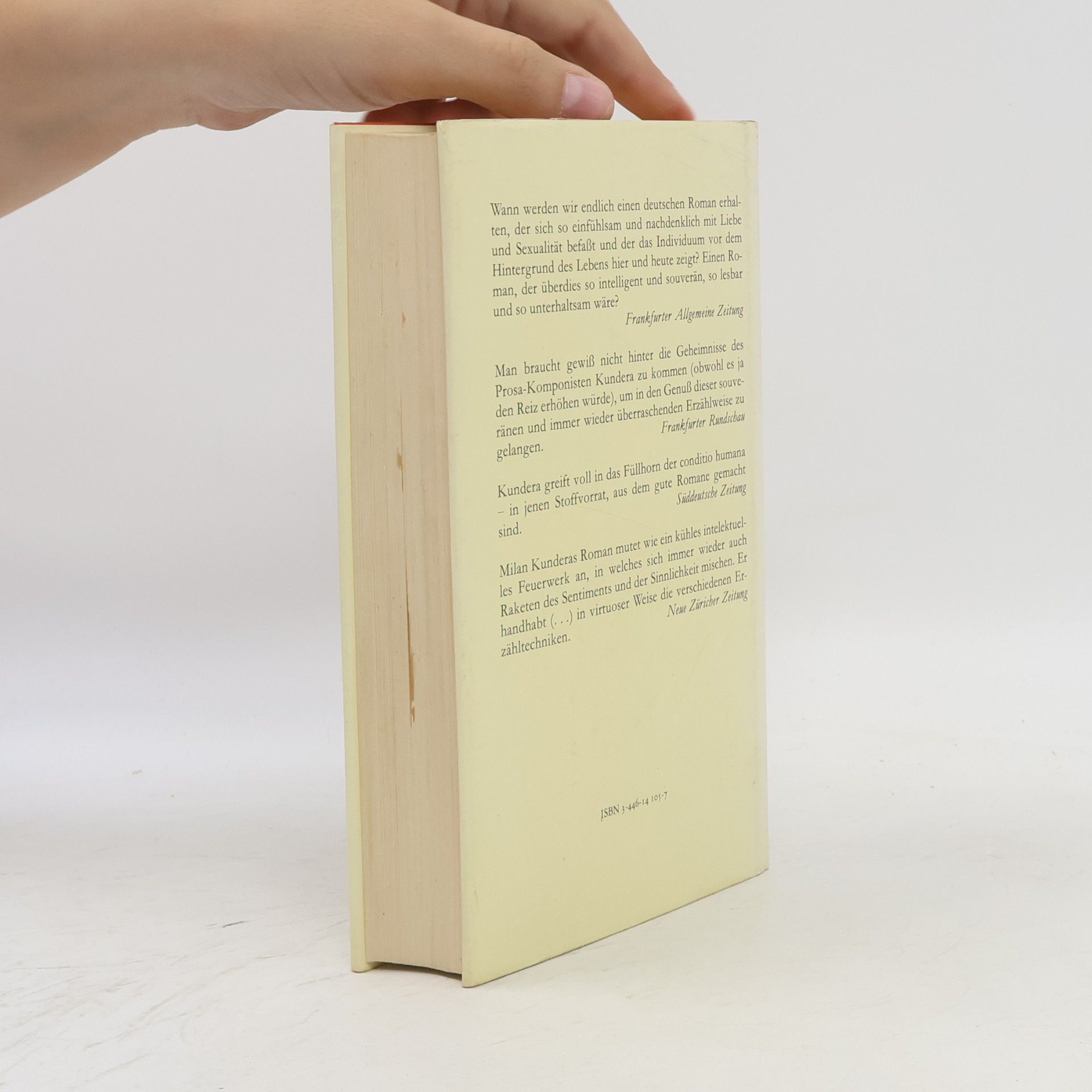 Milan Kundera Die unerträgliche Leichtigkeit des Seins