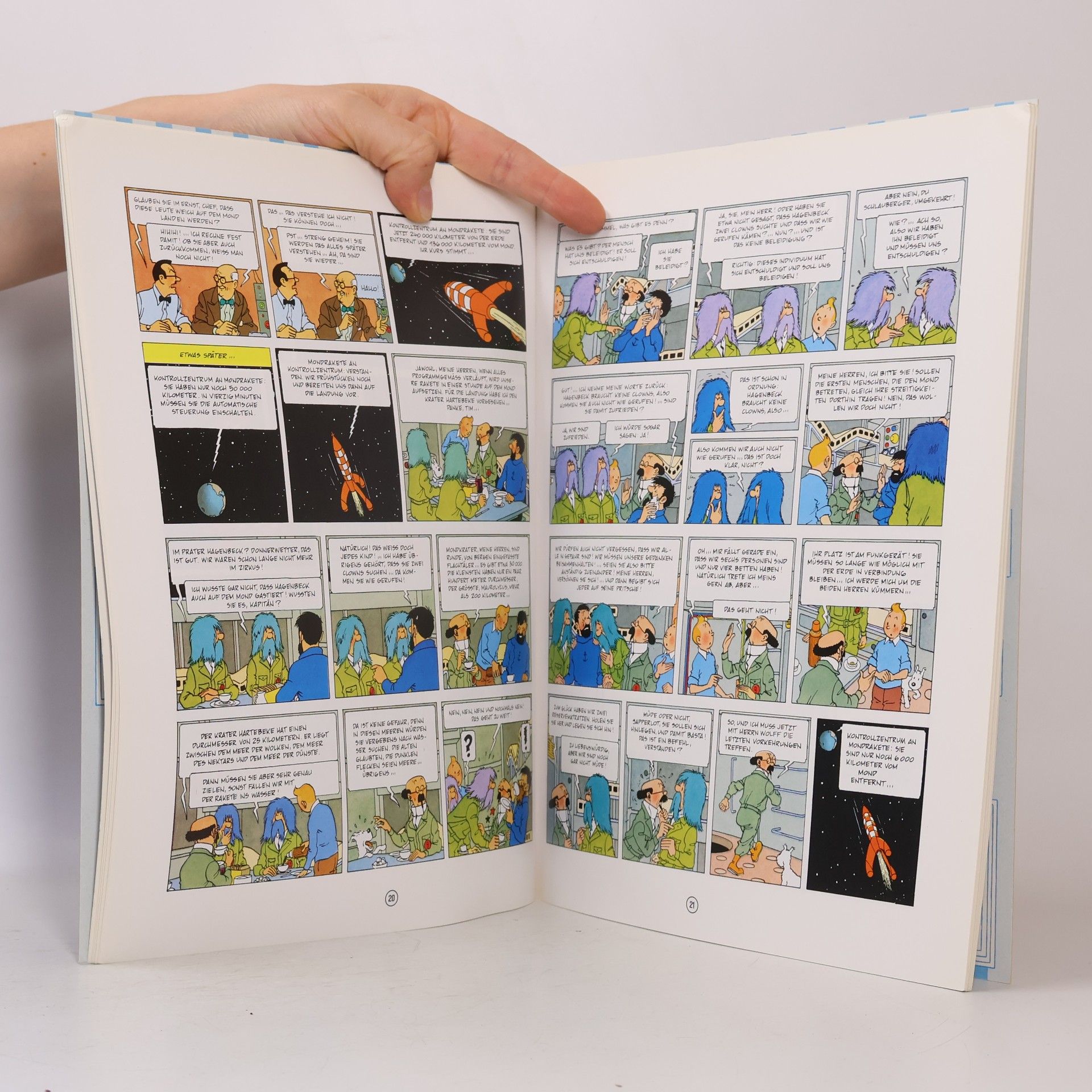 Hergé Tim und Struppi 17. Schritte Auf Dem Mond