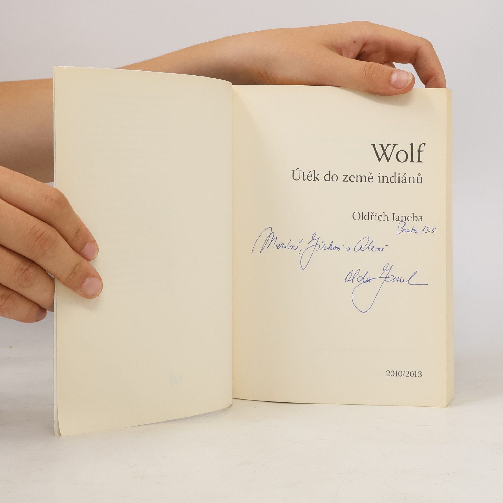 Oldřich Janeba Wolf: Útěk do země indiánů