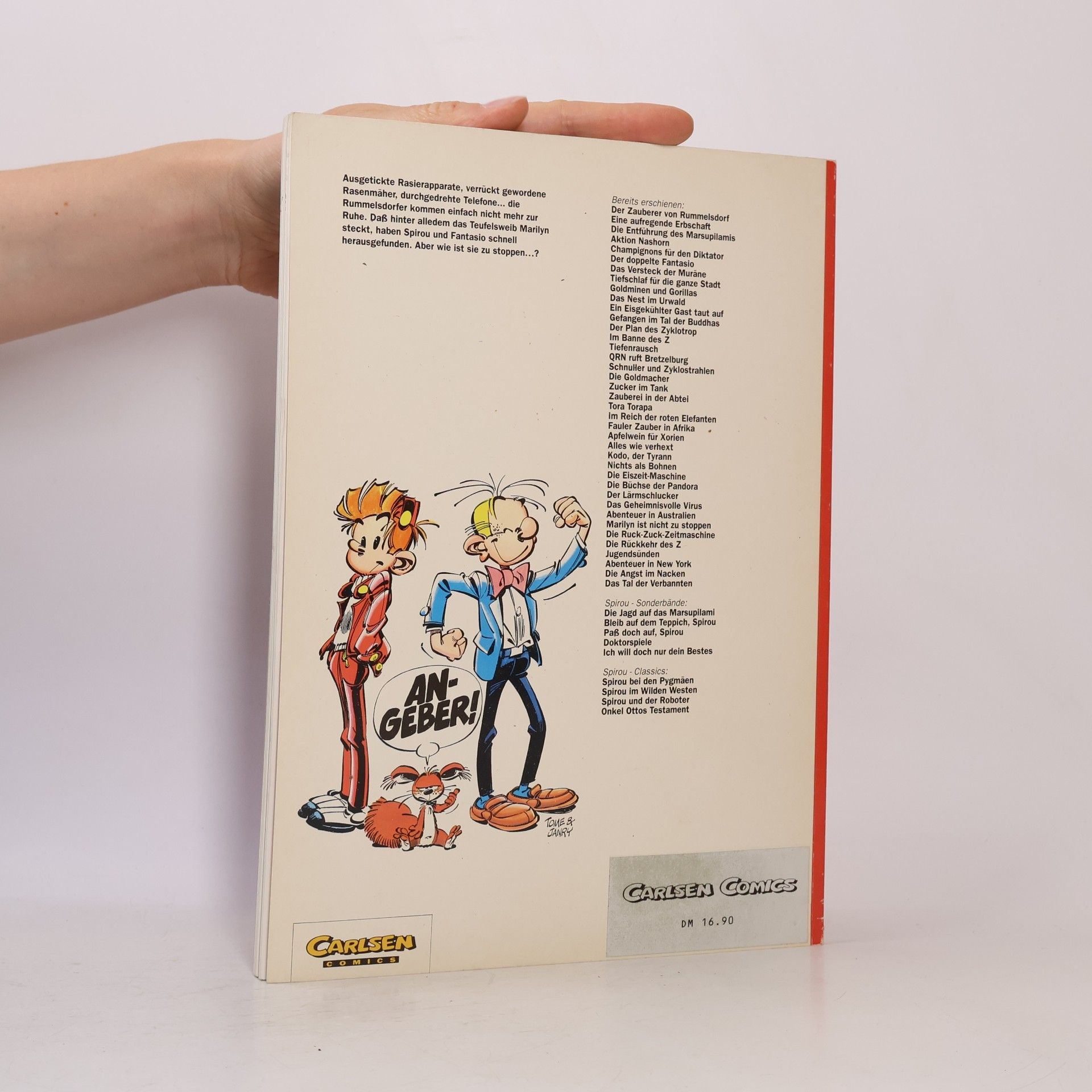 Tome Spirou und Fantasio. Marilyn ist nicht zu stoppen
