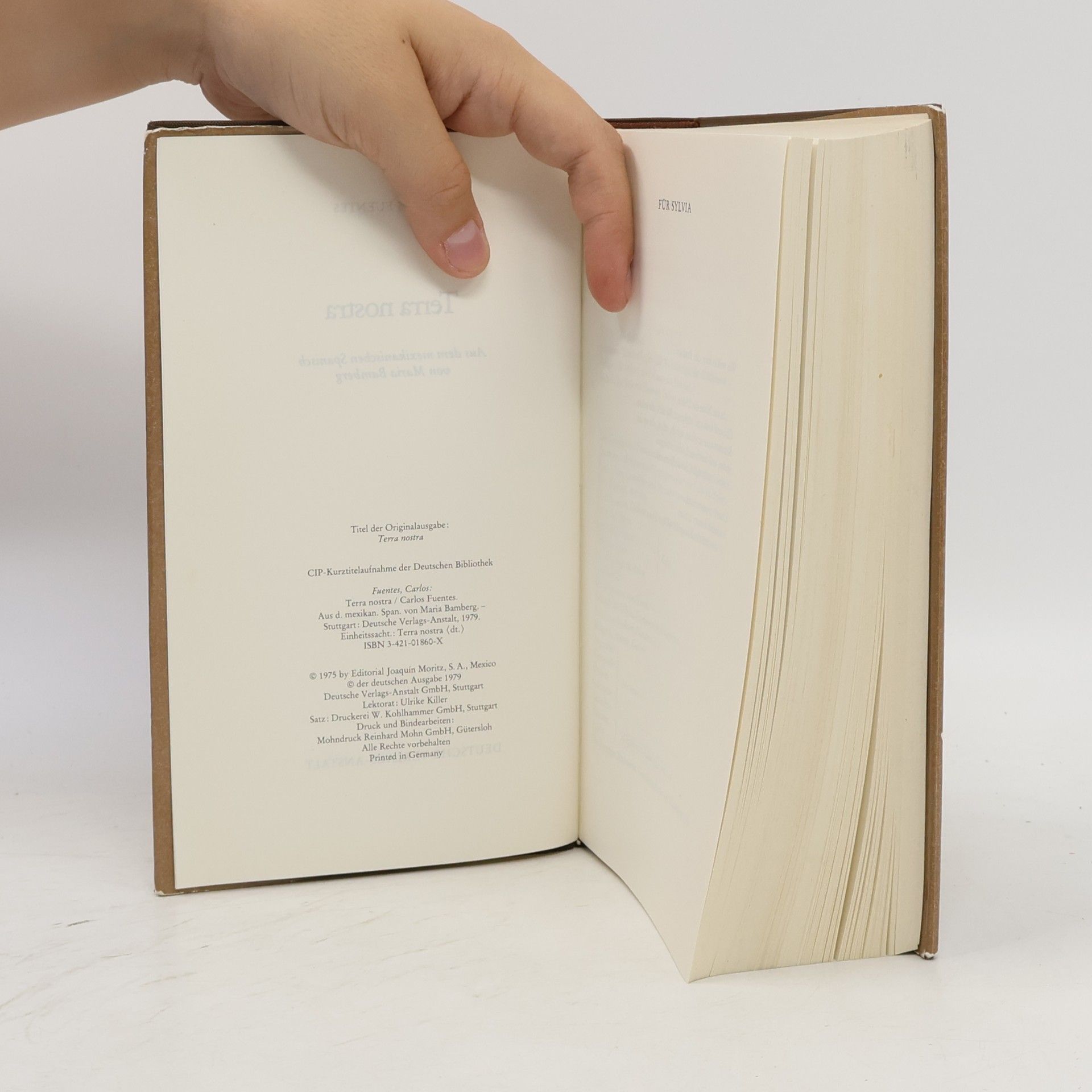 Carlos Fuentes Terra Nostra. Roman