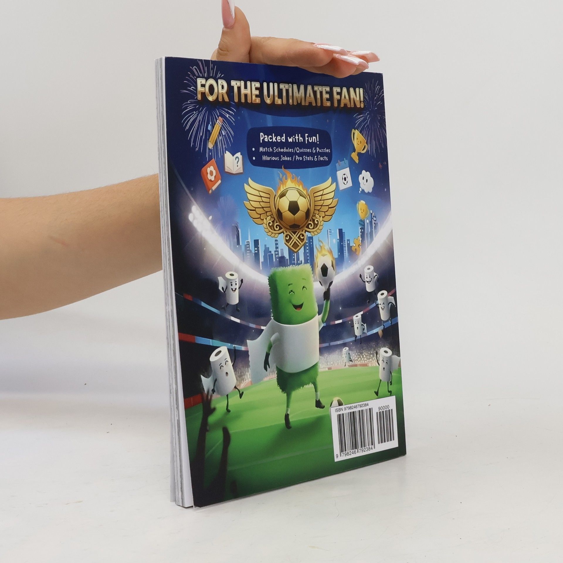Markus Alexander The Ultimate 2026 Soccer Championship Bathroom Activity Book for Kids Ages 8-12: Hilarious Jokes, Word Jumbles, Sudoku, Puzzles & Amazing Facts about ... Perfect Soccer Activity Book for Boys & Girls