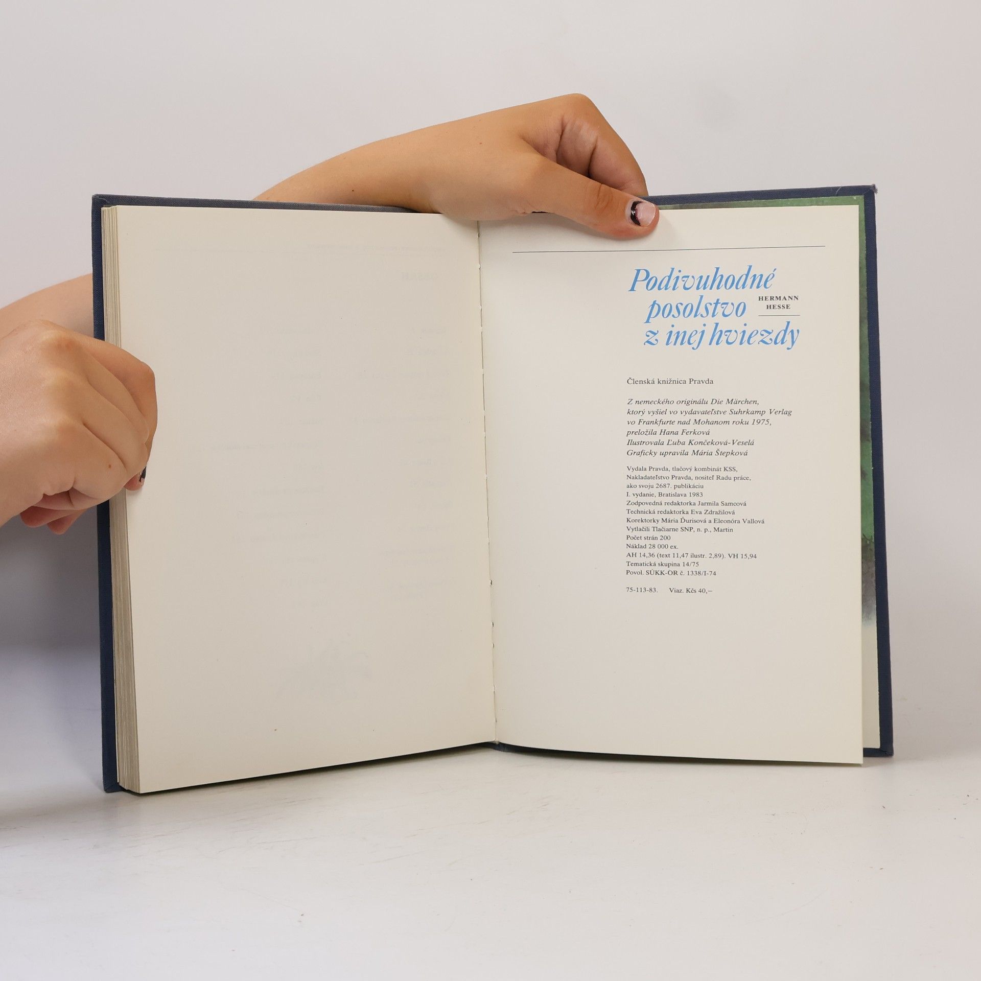 Hermann Hesse Podivuhodné posolstvo z inej hviezdy