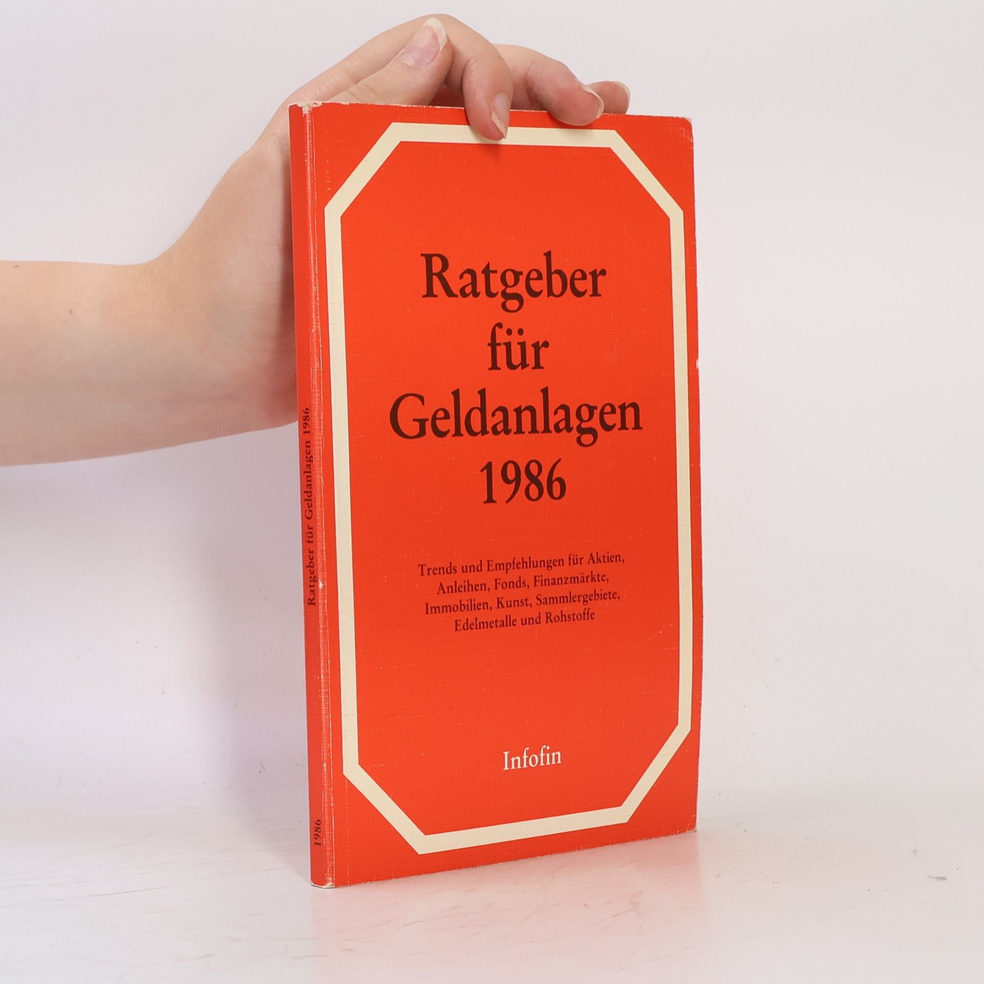kolektiv Ratgeber für Geldanlagen 1986