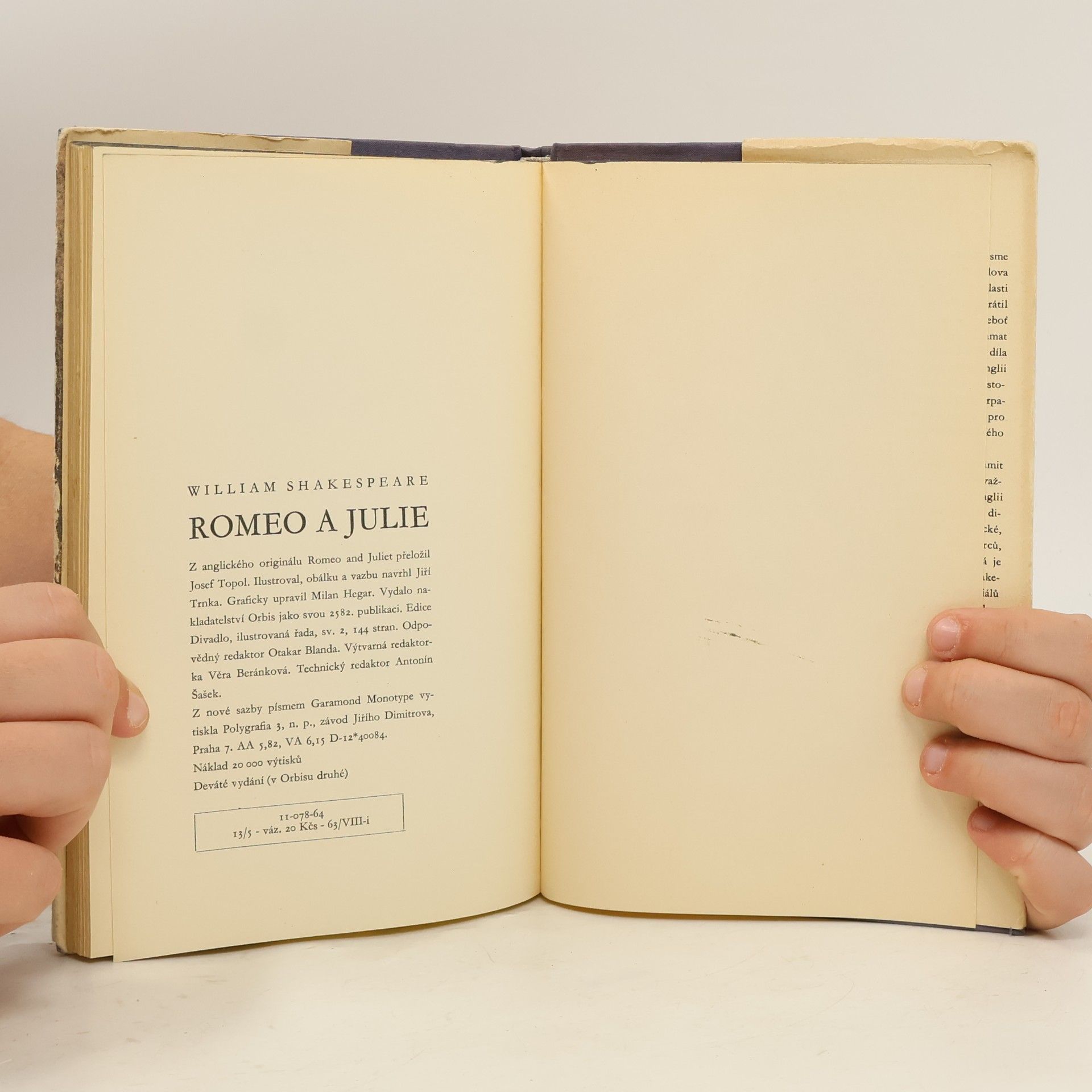 William Shakespeare Romeo a Julie