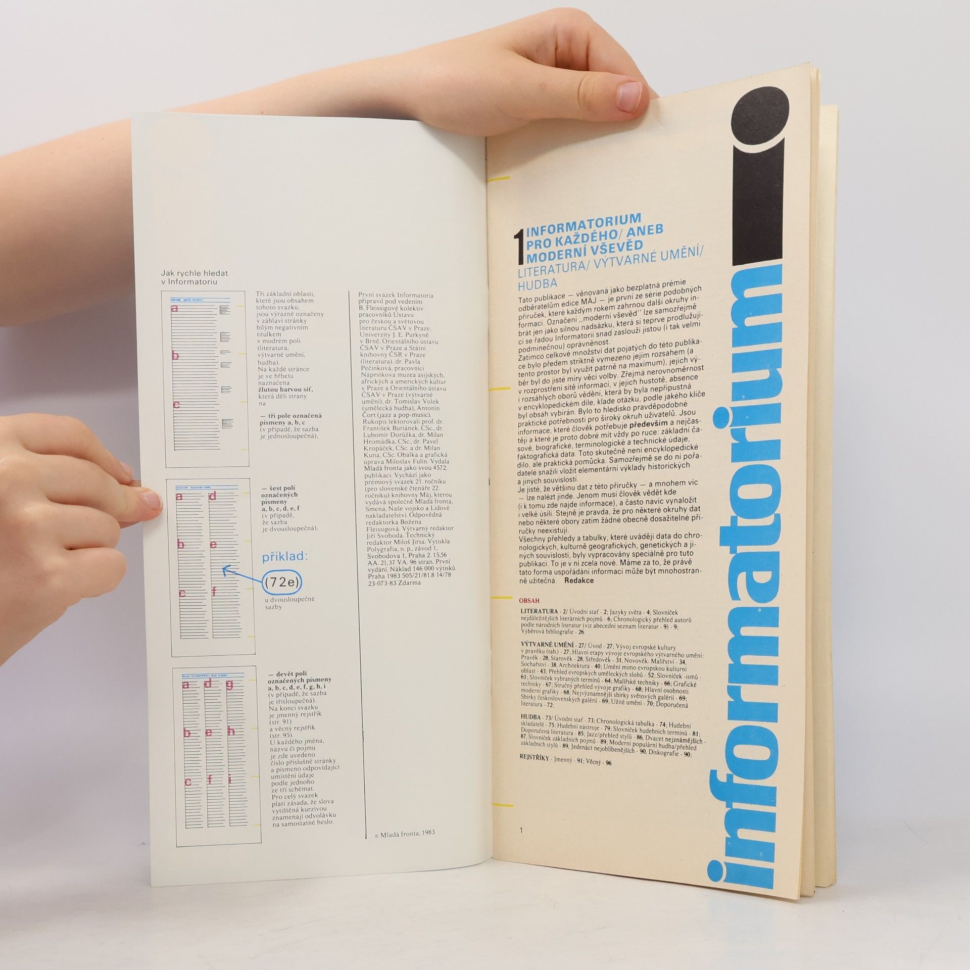B. Flessigová Informatorium pro každého aneb Moderní vševěd 1. Literatura, výtvarné umění, hudba