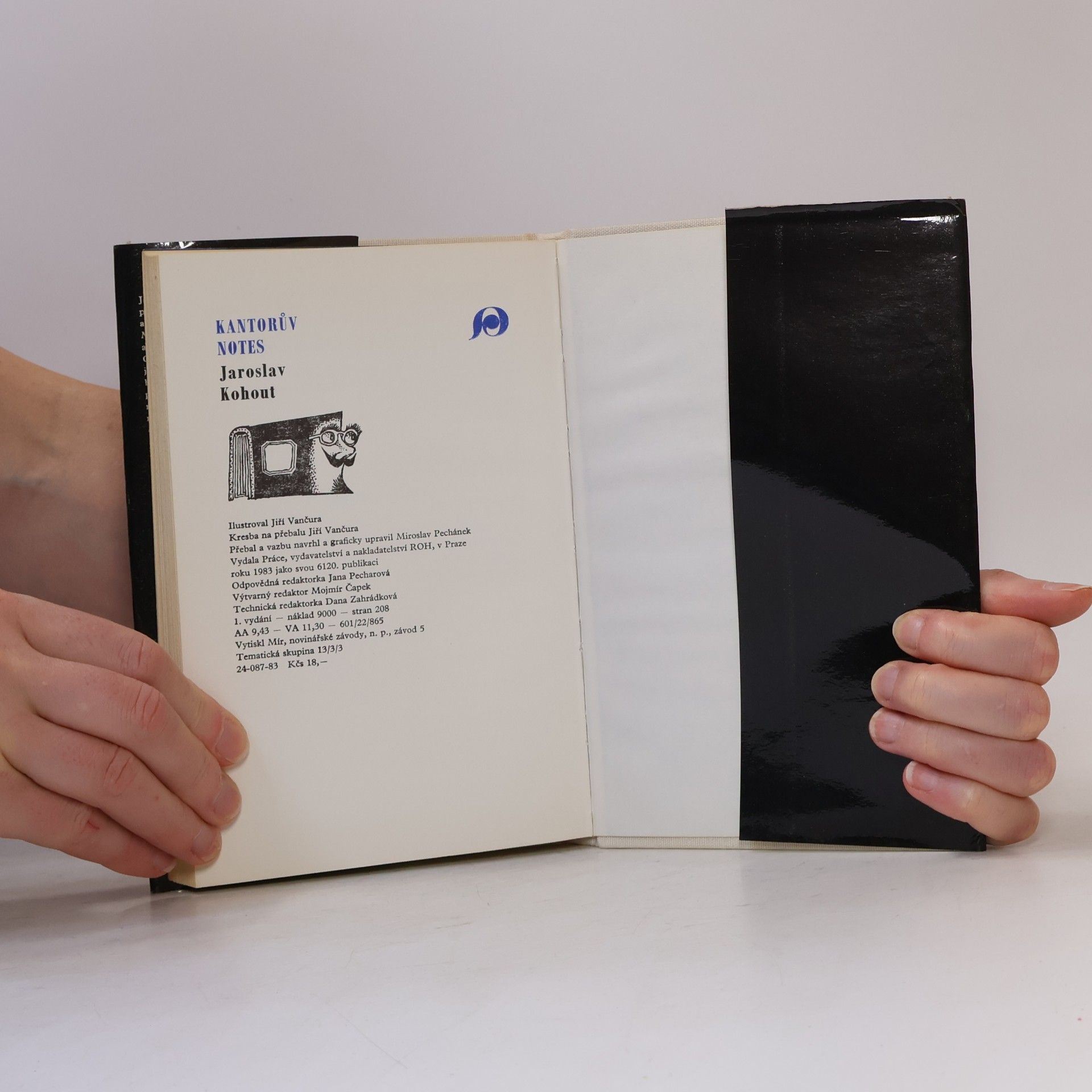 Jiří Vančura Kantorův notes