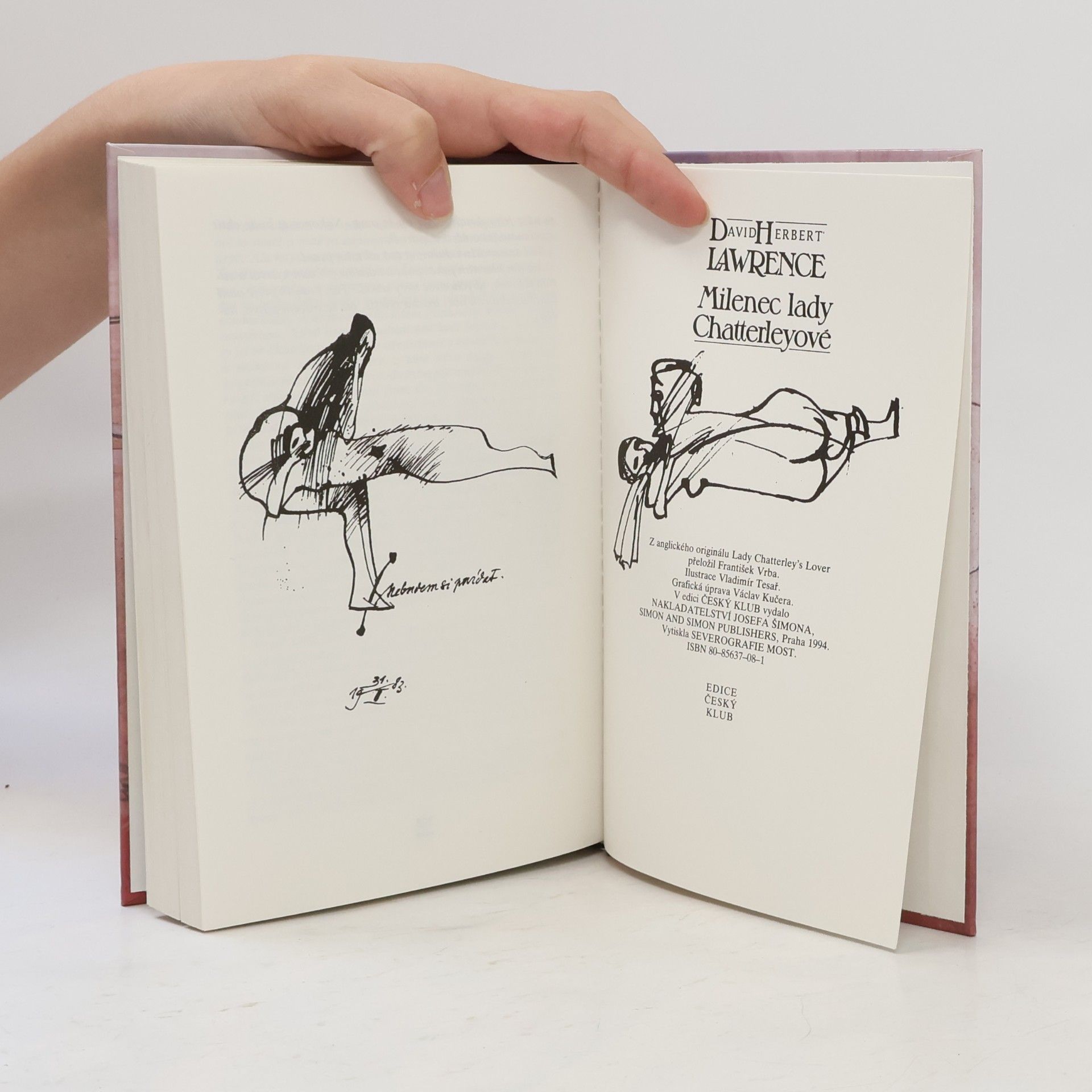 D. H. Lawrence Milenec lady Chatterleyové