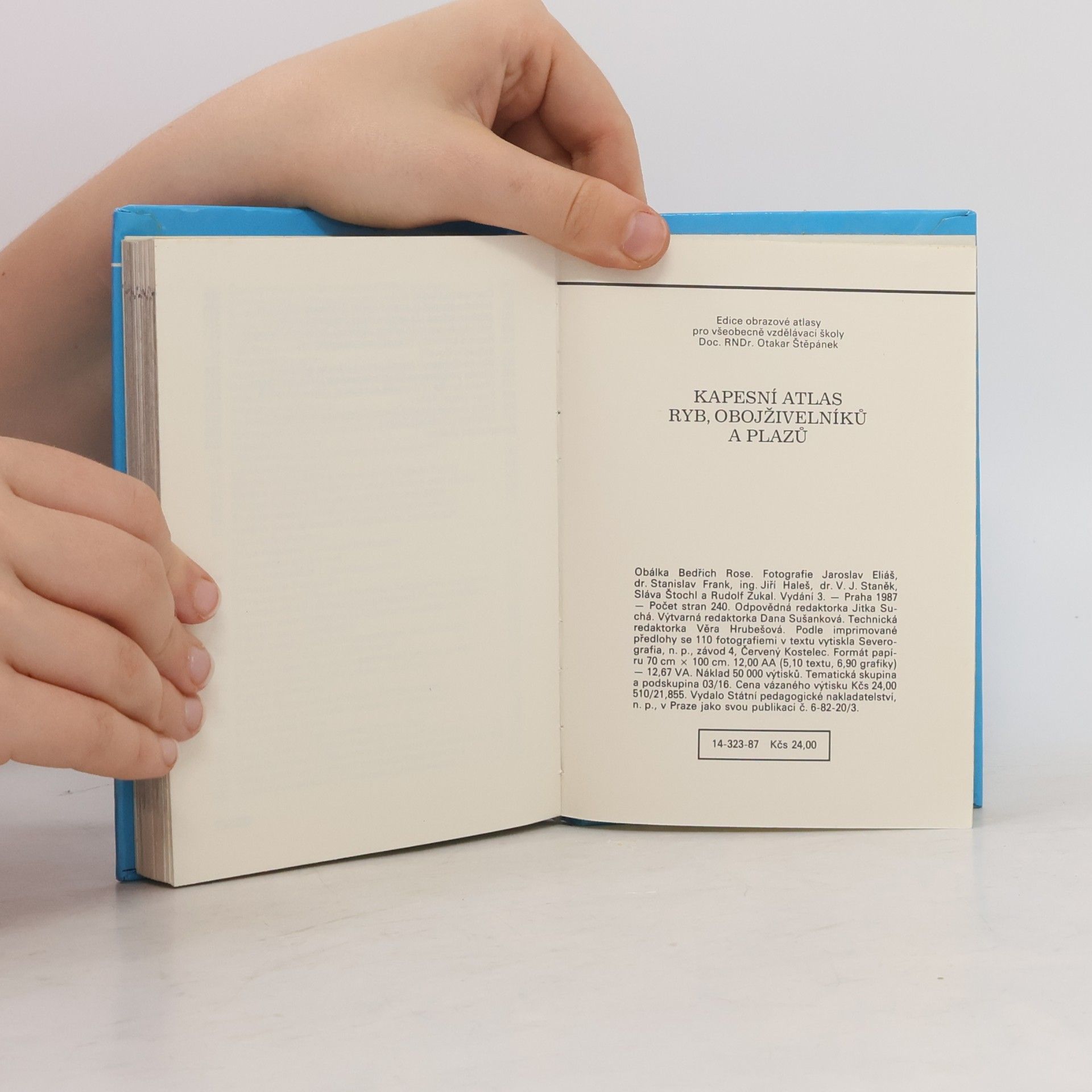 Otakar Štěpánek Kapesní atlas ryb, obojživelníků a plazů