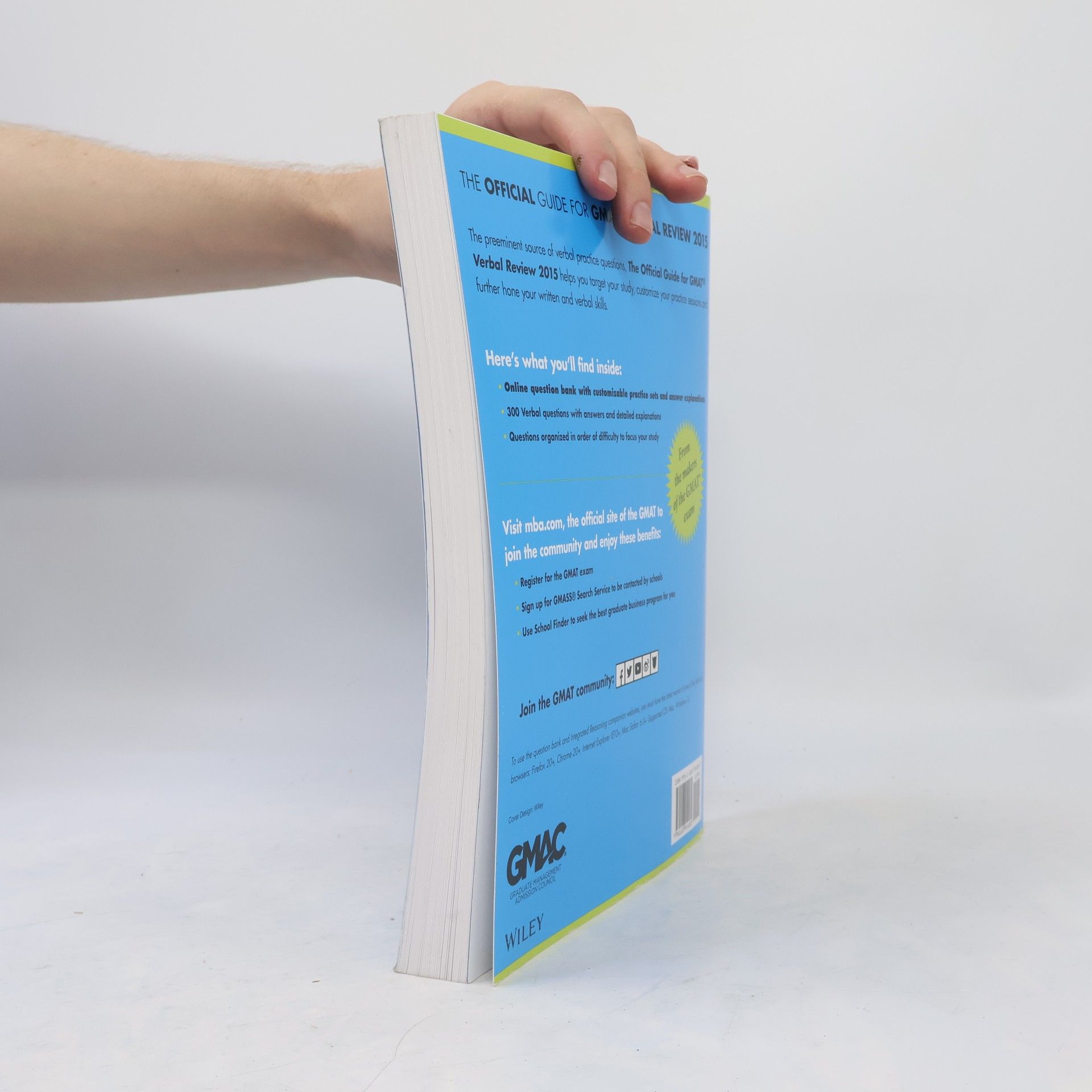 Collectif d'auteurs The Official Guide for GMAT Verbal Review 2015, With Online Question Bank and Exclusive Video