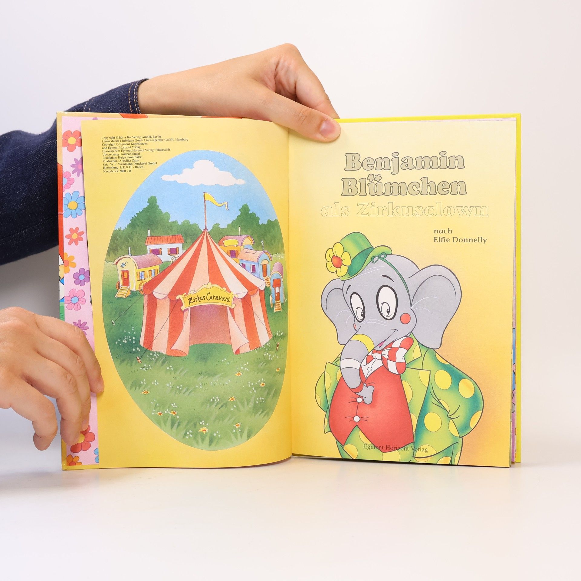 Autorenkollektiv Benjamin Blümchen als Zirkusclown
