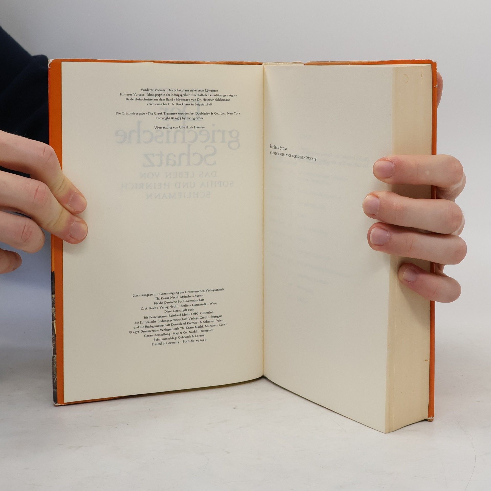 Irving Stone Der griechische Schatz