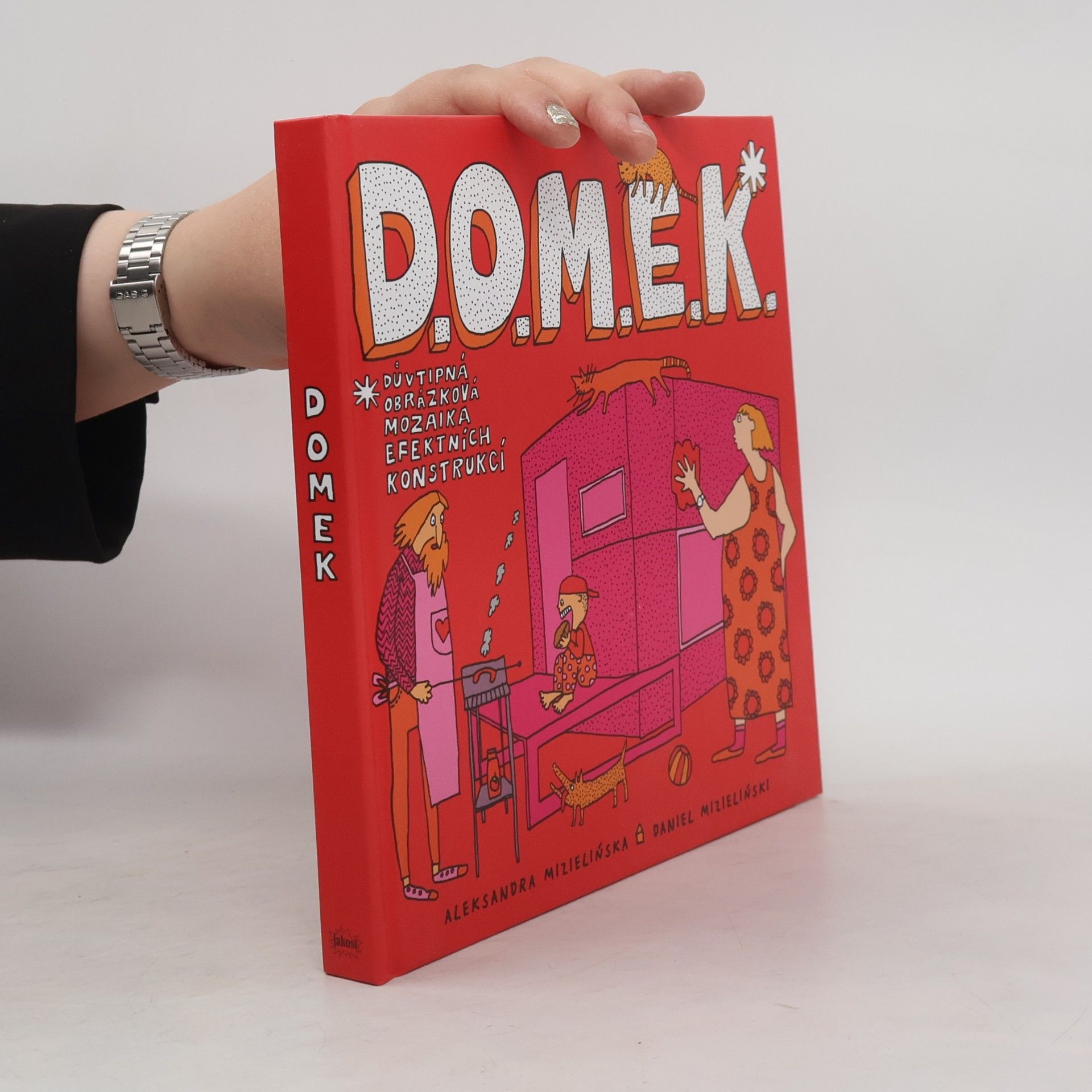 Daniel Mizieliński D.O.M.E.K. DOMEK. Důvtipná obrázková mozaika efektních konstrukcí