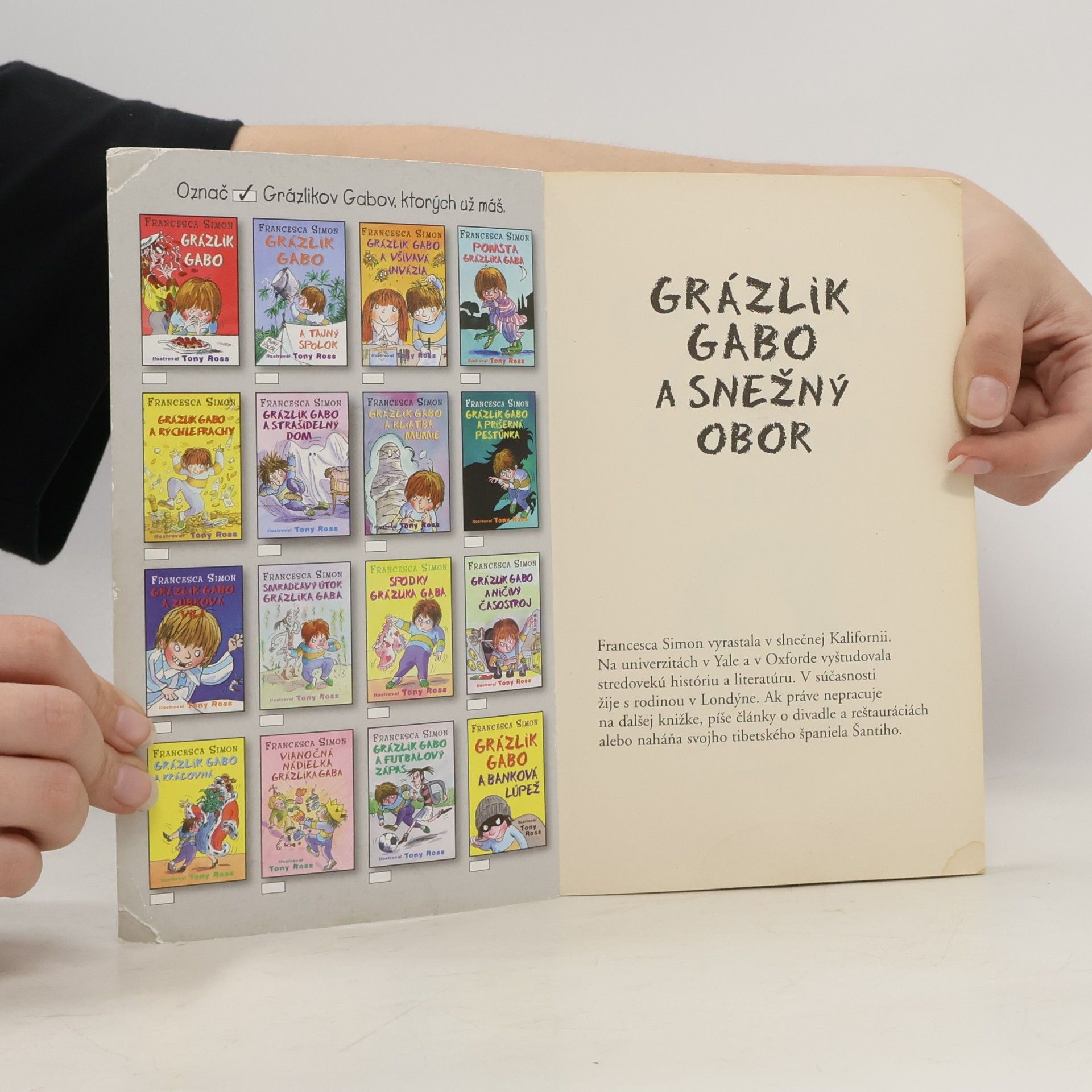 Francesca Simon Grázlik Gabo a snežný obor