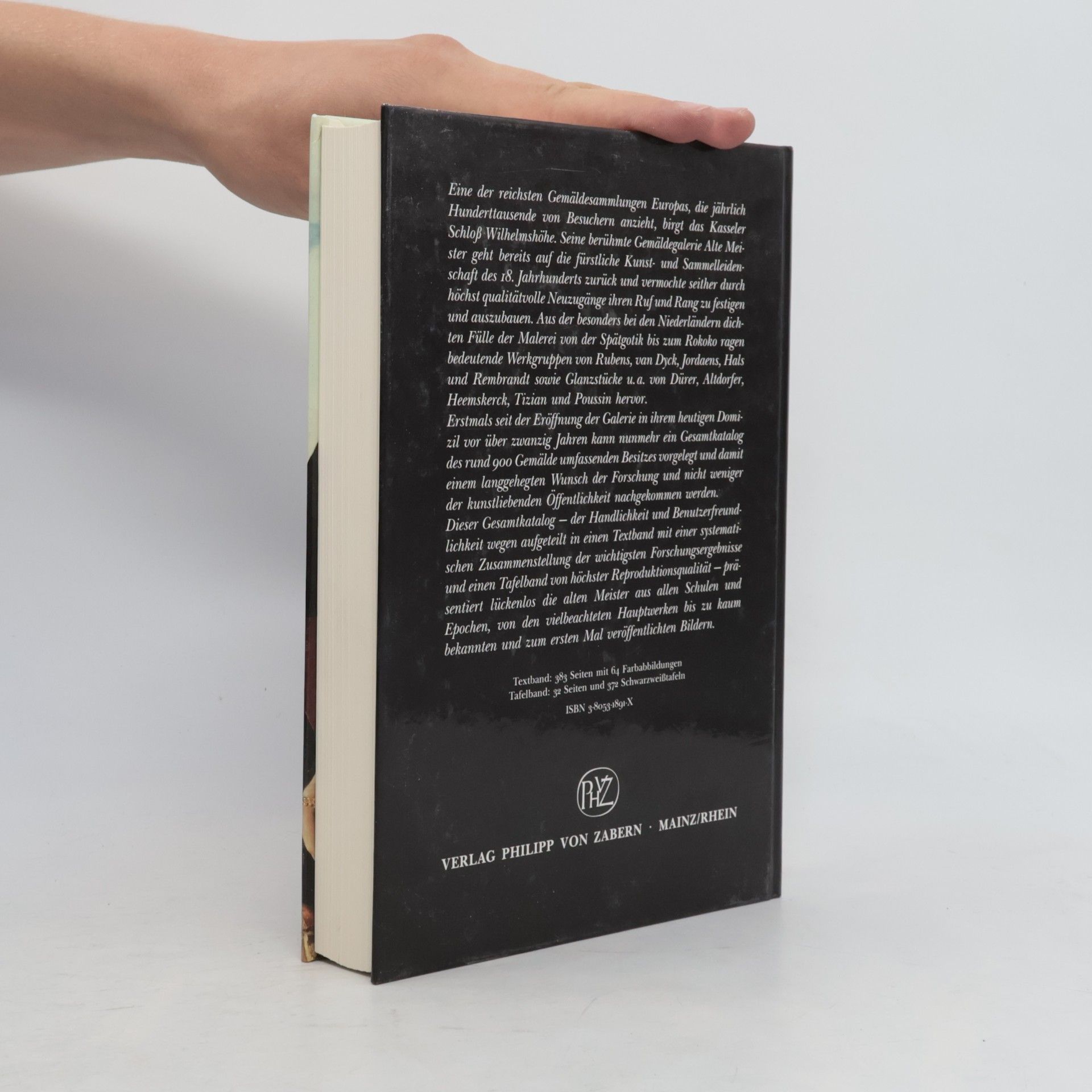 Bernhard Schnackenburg Gesamtkatalog Gemäldegalerie Alte Meister Kassel
