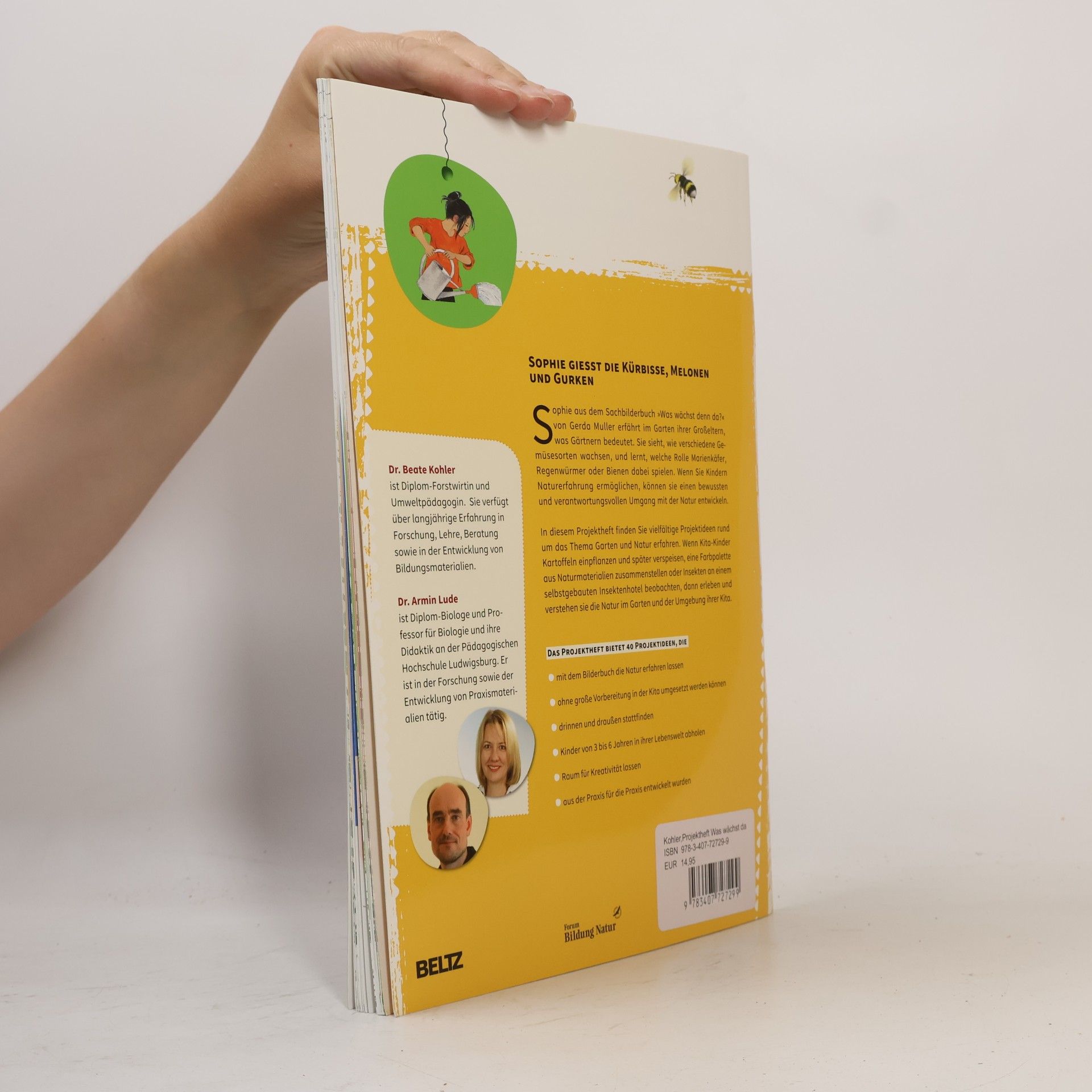 Beate Kohler Garten und Natur erfahren mit dem Bilderbuch "Was wächst denn da?" von Gerda Muller