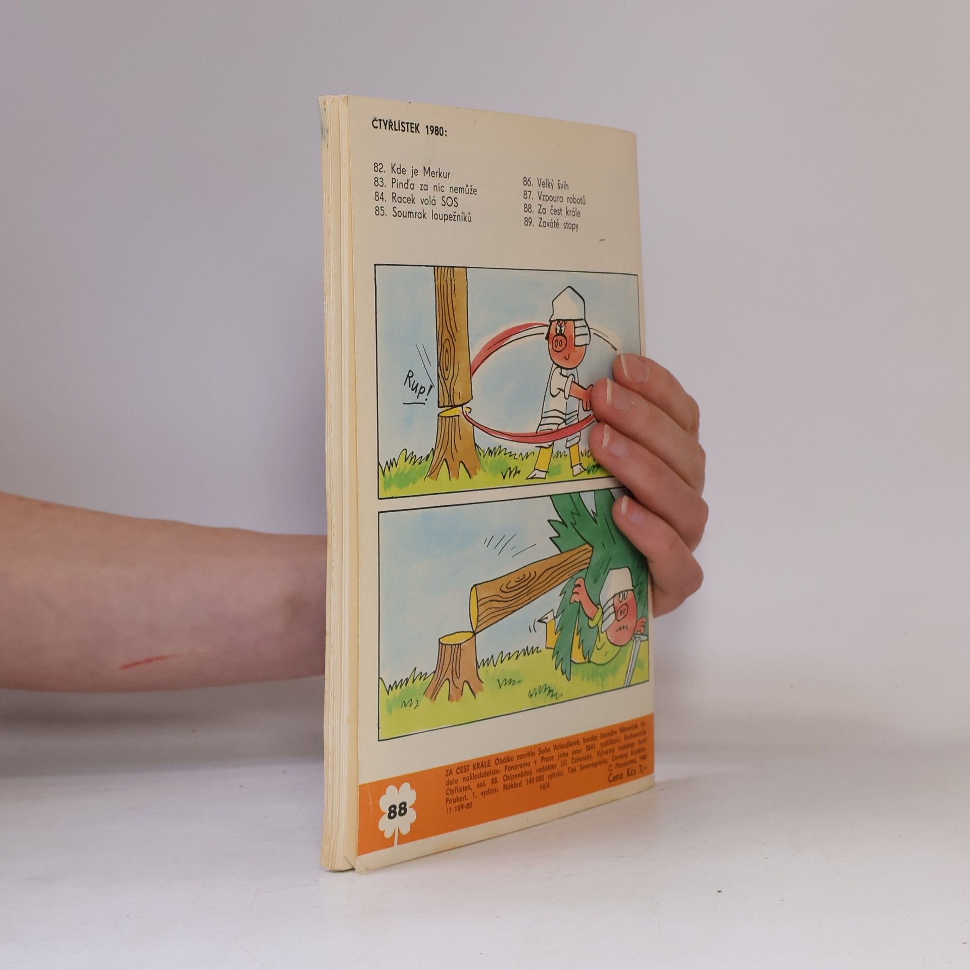 Various authors Čtyřlístek 88. Za čest krále