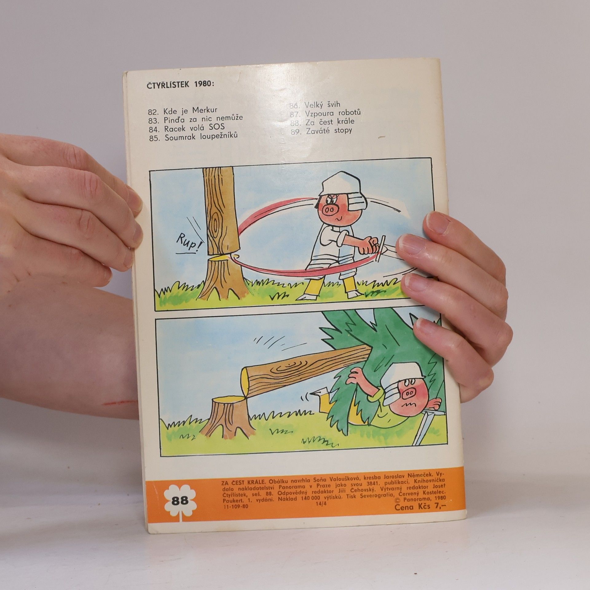 Various authors Čtyřlístek 88. Za čest krále